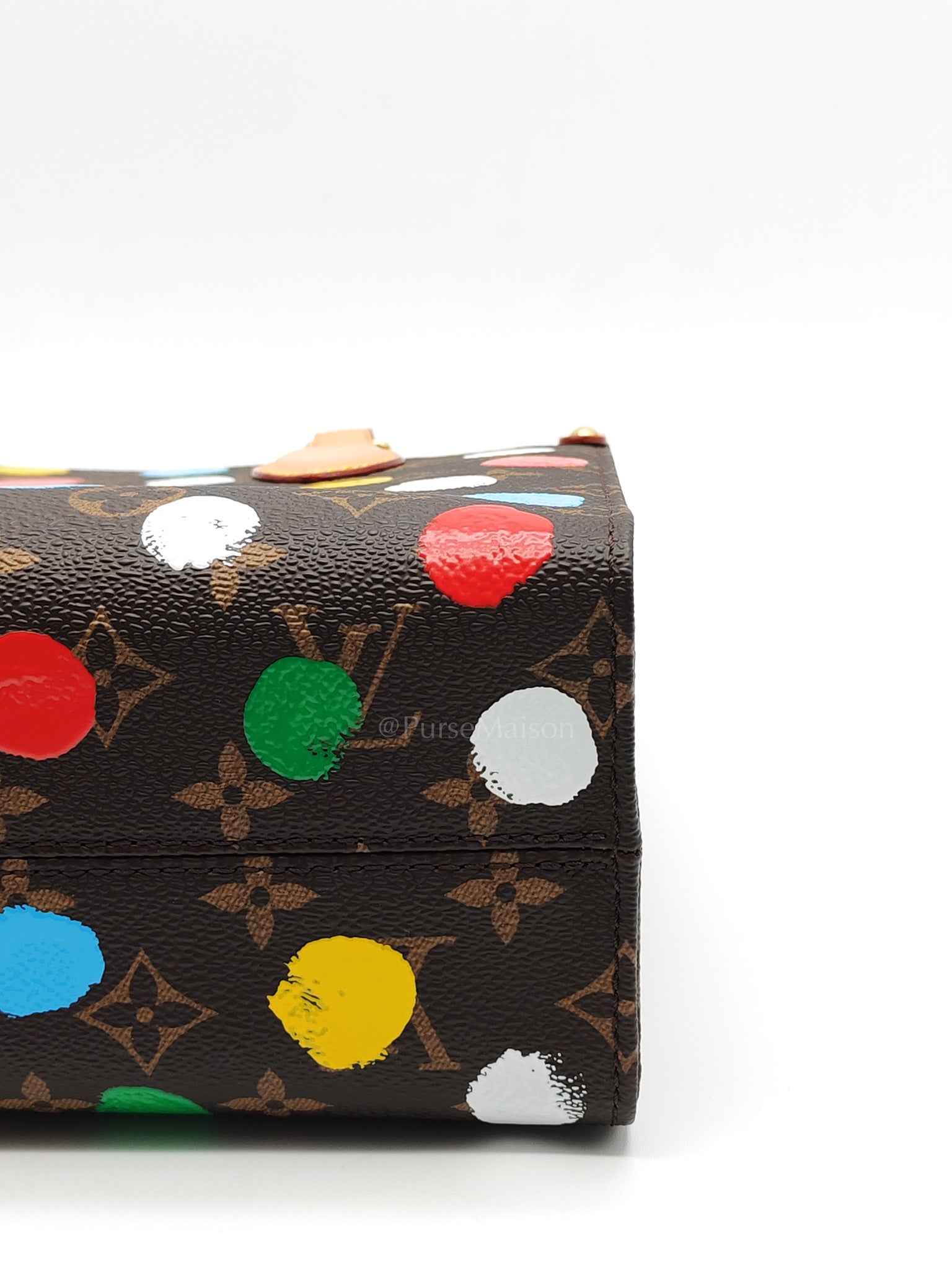 OnTheGo (OTG) PM in Yayoi Kusama Monogram Painted Dots Canvas (Microchip) | Purse Maison Luxury Bags Shop