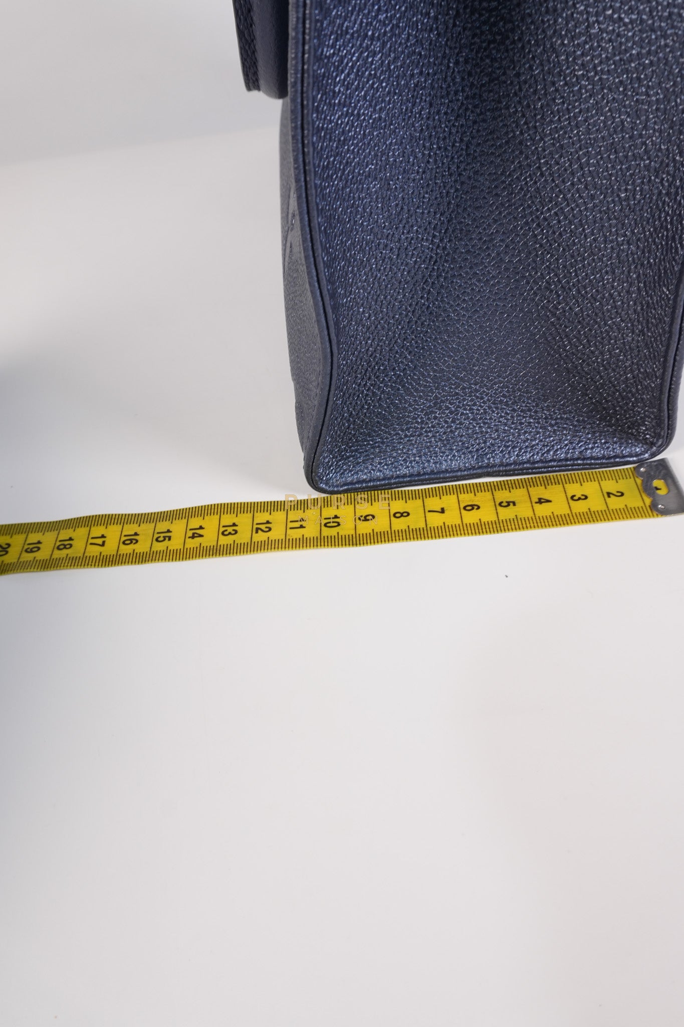 OnTheGo (OTG) PM Navy Nacre Metallic Empreinte Giant Monogram (Microchip) | Purse Maison Luxury Bags Shop