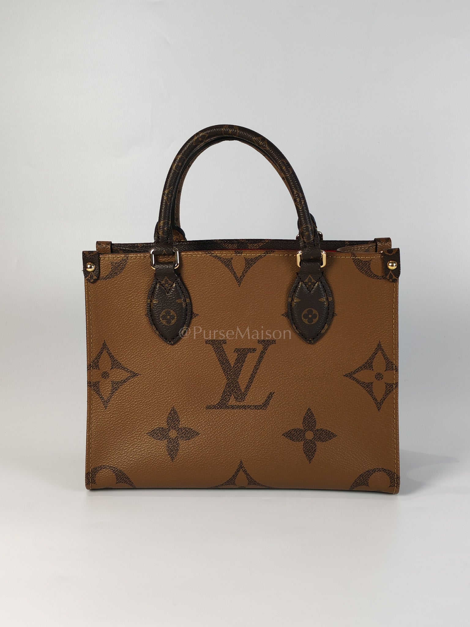 OnTheGo PM (OTG) in Reverse Monogram Canvas (Microchip) | Purse Maison Luxury Bags Shop