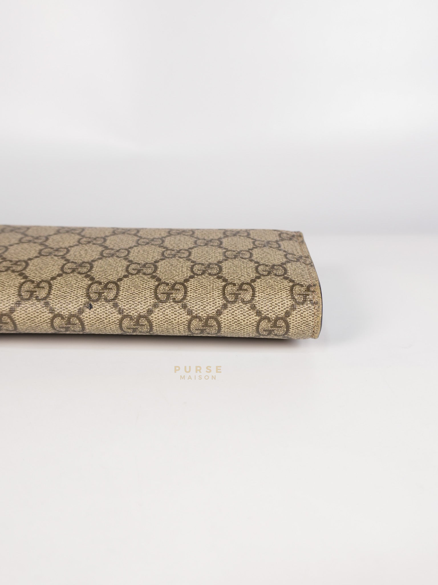 Ophidia Continental Wallet in Beige/Ebony | Purse Maison Luxury Bags Shop