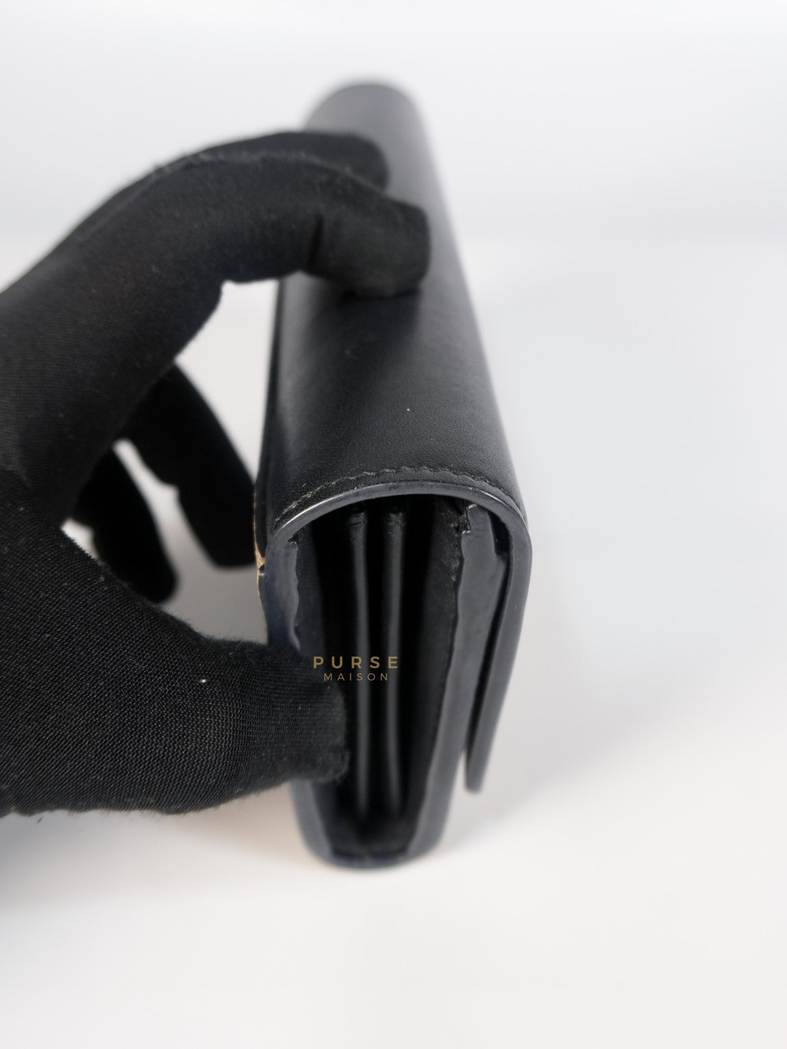 Ophidia Continental Wallet in Beige/Ebony | Purse Maison Luxury Bags Shop