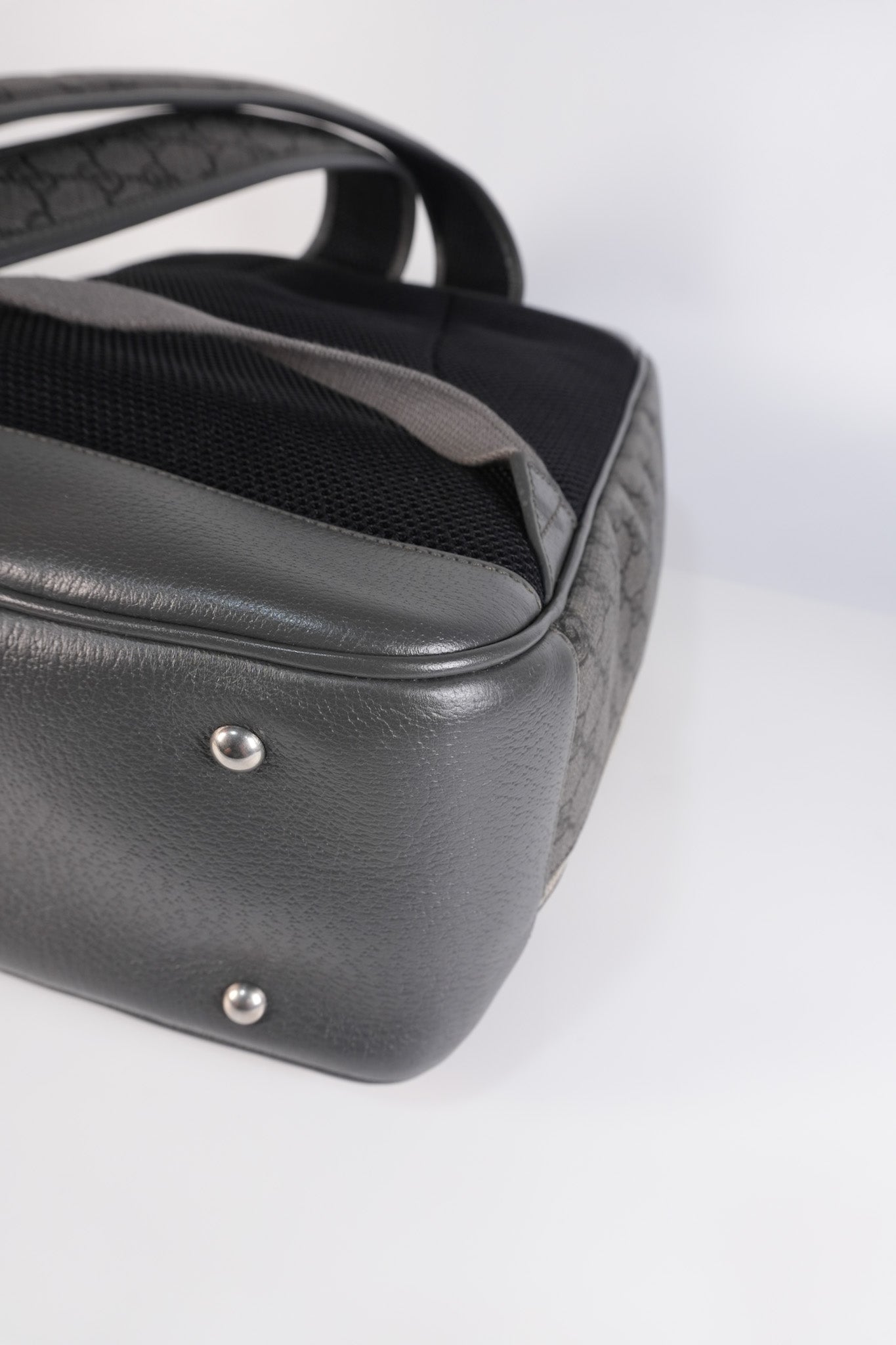 Ophidia GG Backpack Medium in Grey GG Supreme Coated Canvas | Purse Maison Luxury Bags Shop