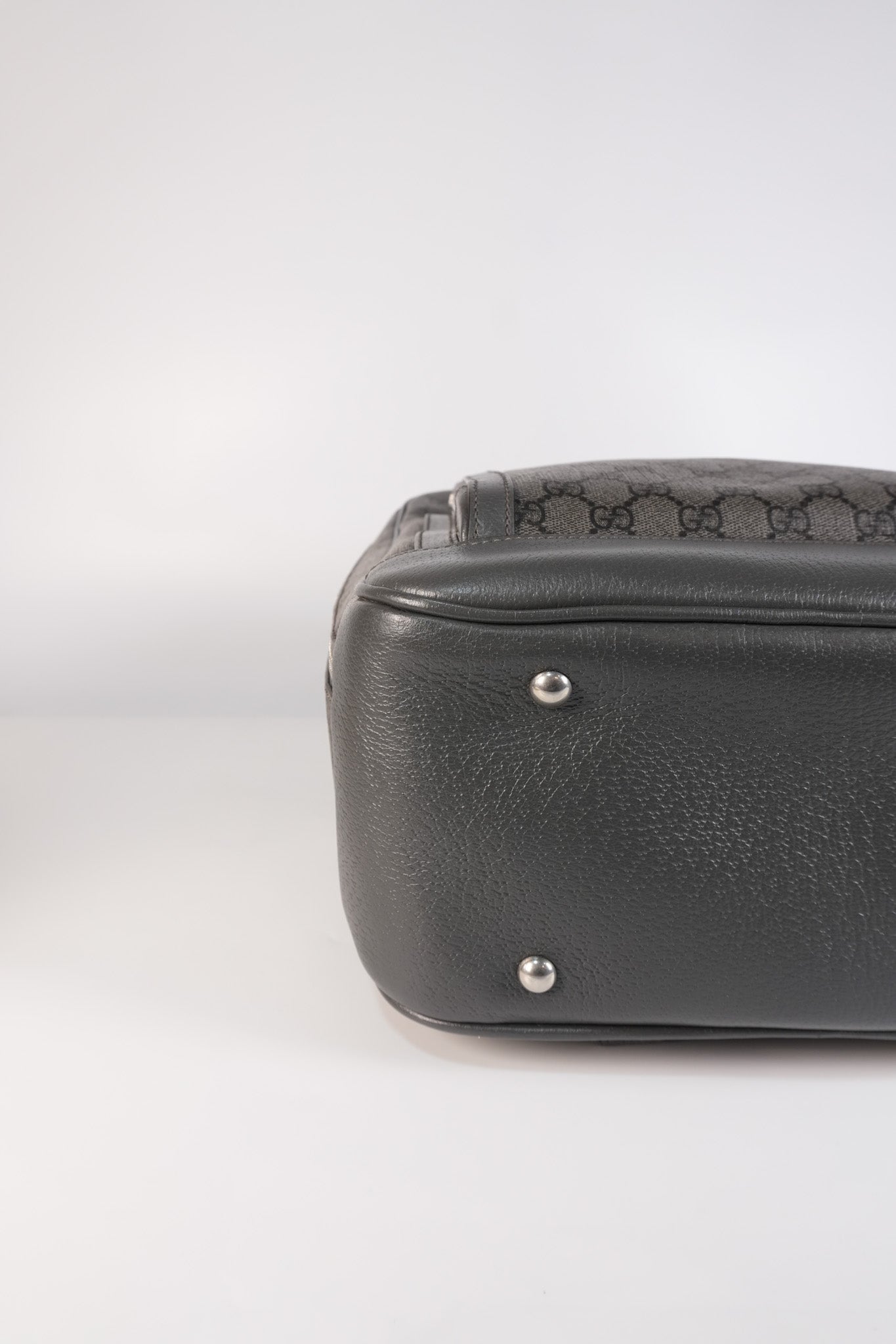 Ophidia GG Backpack Medium in Grey GG Supreme Coated Canvas | Purse Maison Luxury Bags Shop