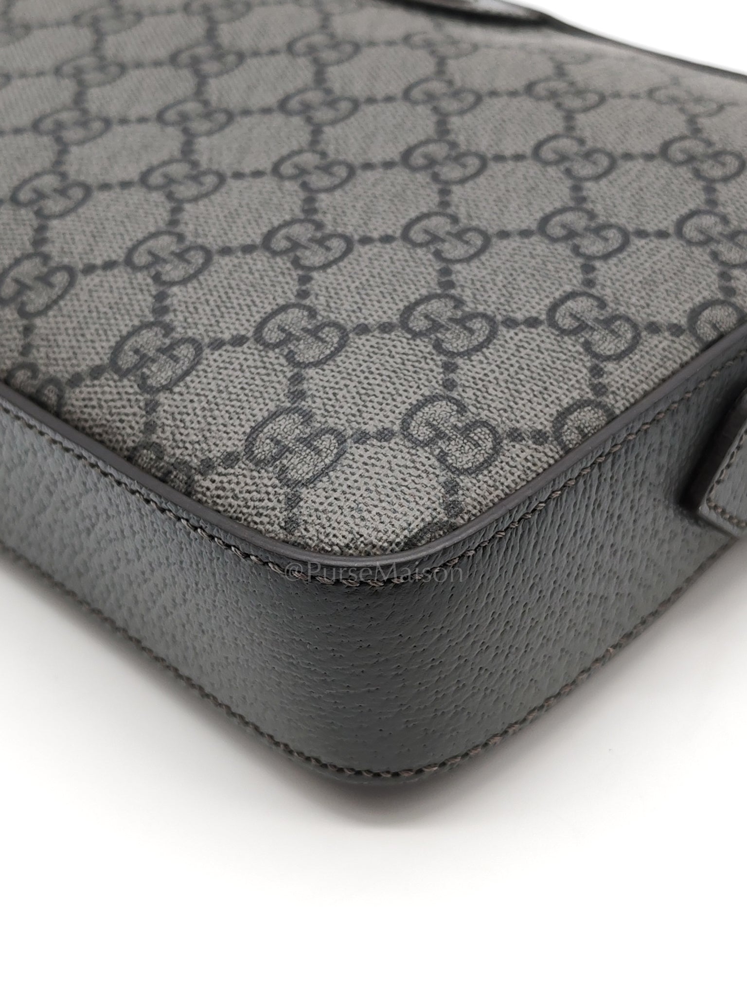 Ophidia Gray Supreme Canvas Clutch Bag | Purse Maison Luxury Bags Shop