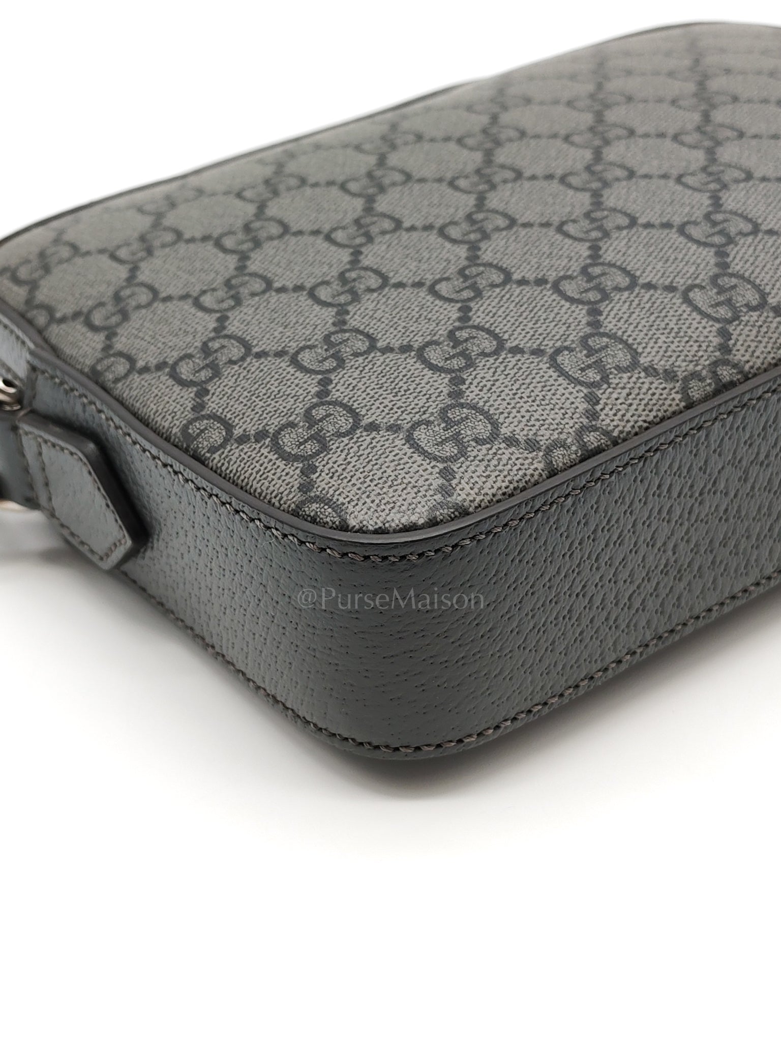 Ophidia Gray Supreme Canvas Clutch Bag | Purse Maison Luxury Bags Shop