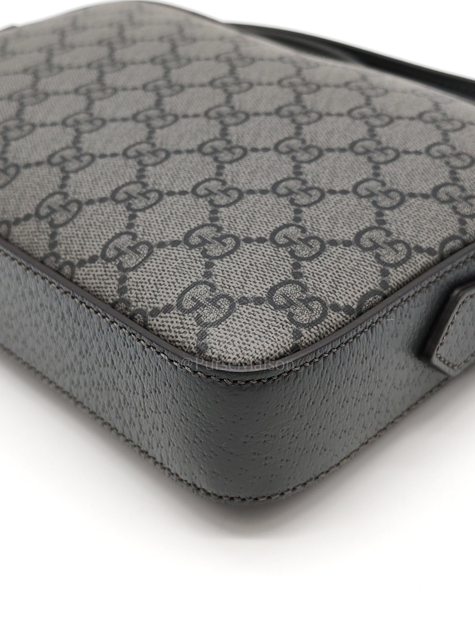 Ophidia Gray Supreme Canvas Clutch Bag | Purse Maison Luxury Bags Shop