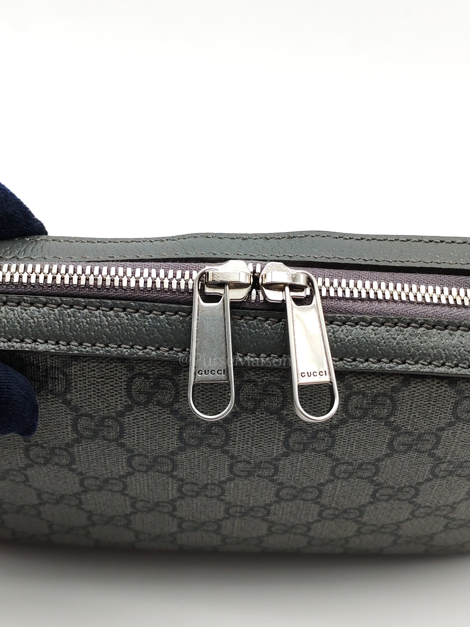 Ophidia Gray Supreme Canvas Clutch Bag | Purse Maison Luxury Bags Shop