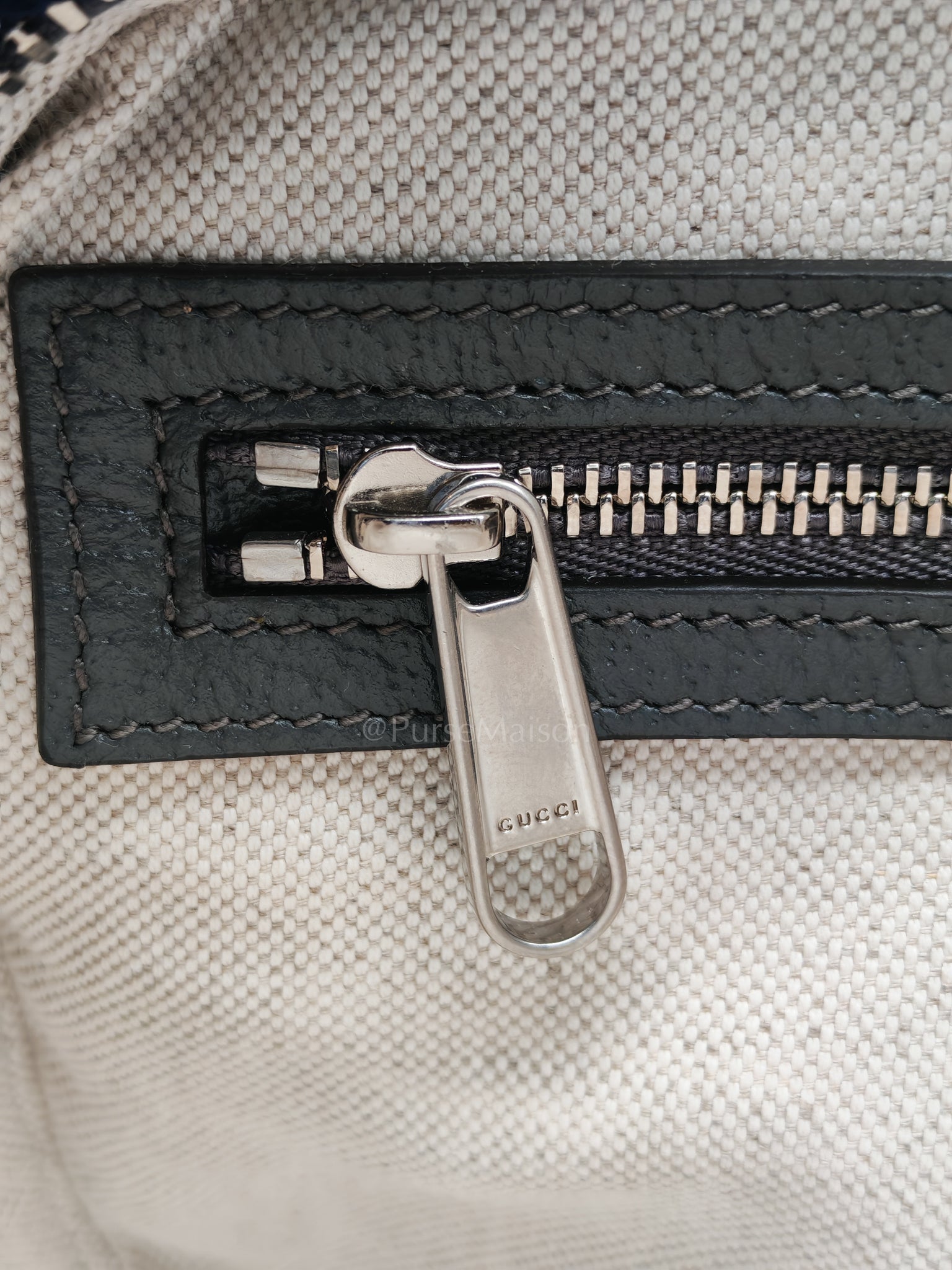 Ophidia Gray Supreme Canvas Clutch Bag | Purse Maison Luxury Bags Shop