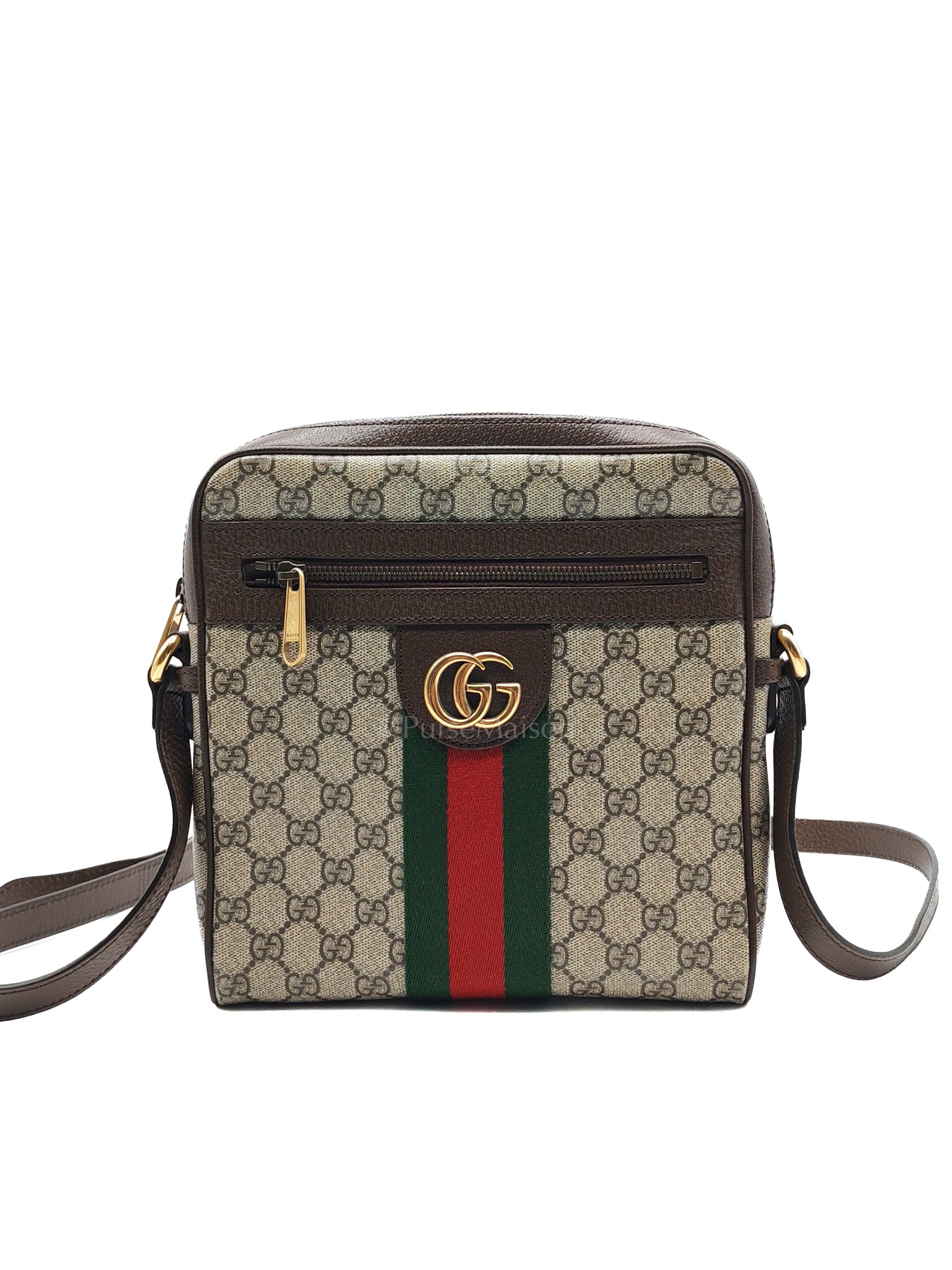 Ophidia Messenger Bag Small in GG Supreme Canvas & Gold Hardware | Purse Maison Luxury Bags Shop
