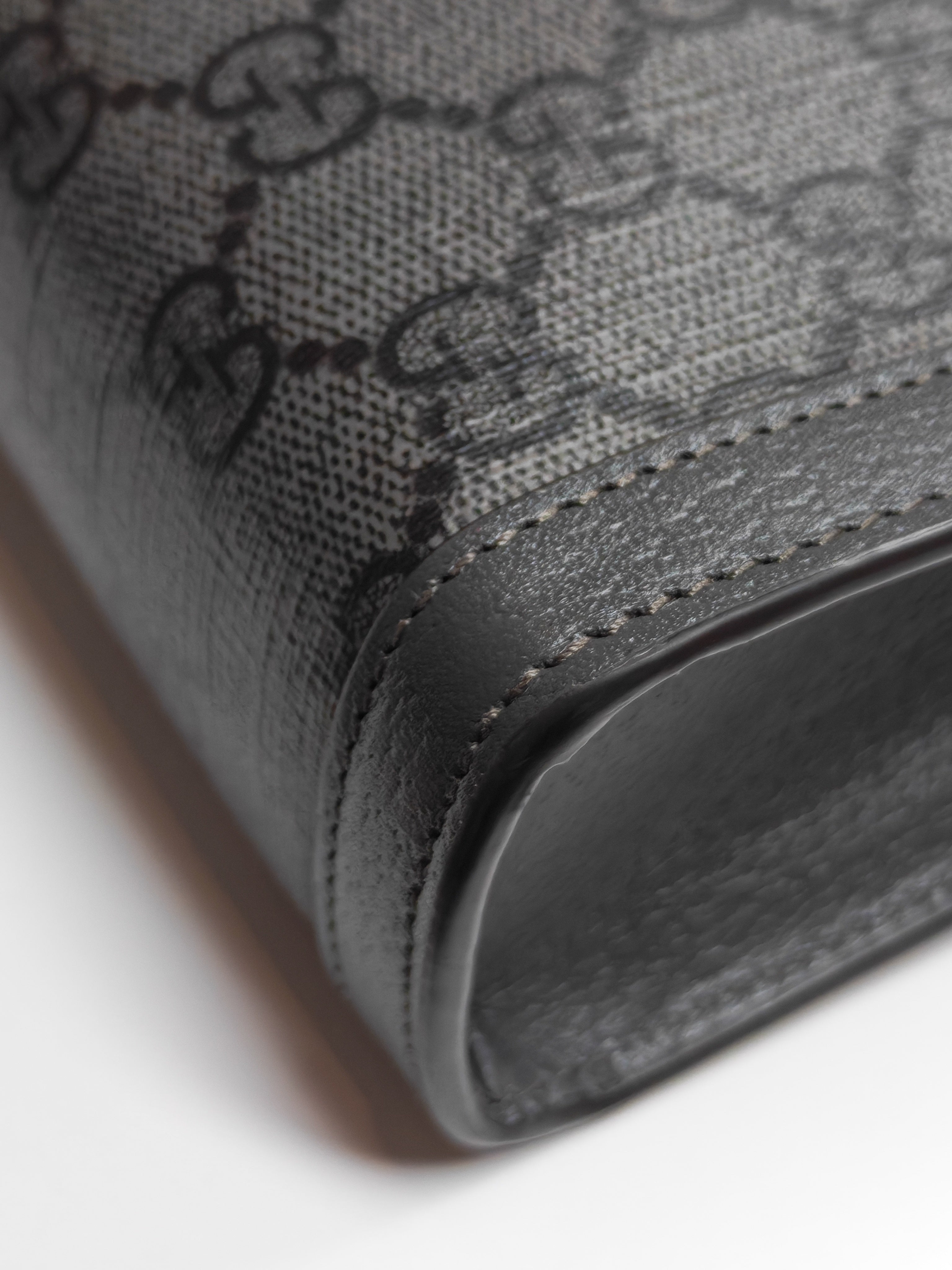 Ophidia Supreme in Gray Canvas Pouch/Clutch Bag | Purse Maison Luxury Bags Shop