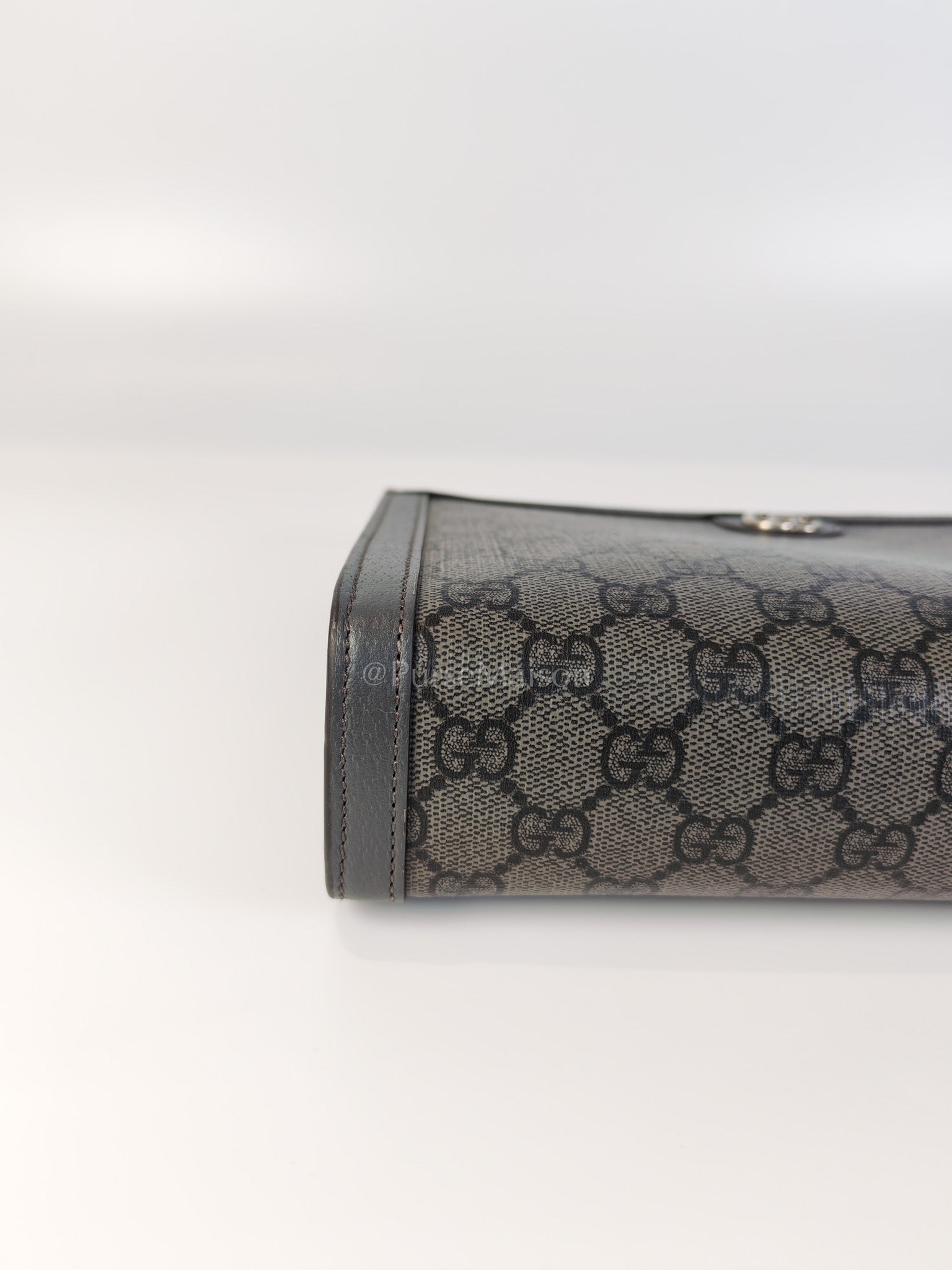 Ophidia Supreme in Gray Canvas Pouch/Clutch Bag | Purse Maison Luxury Bags Shop