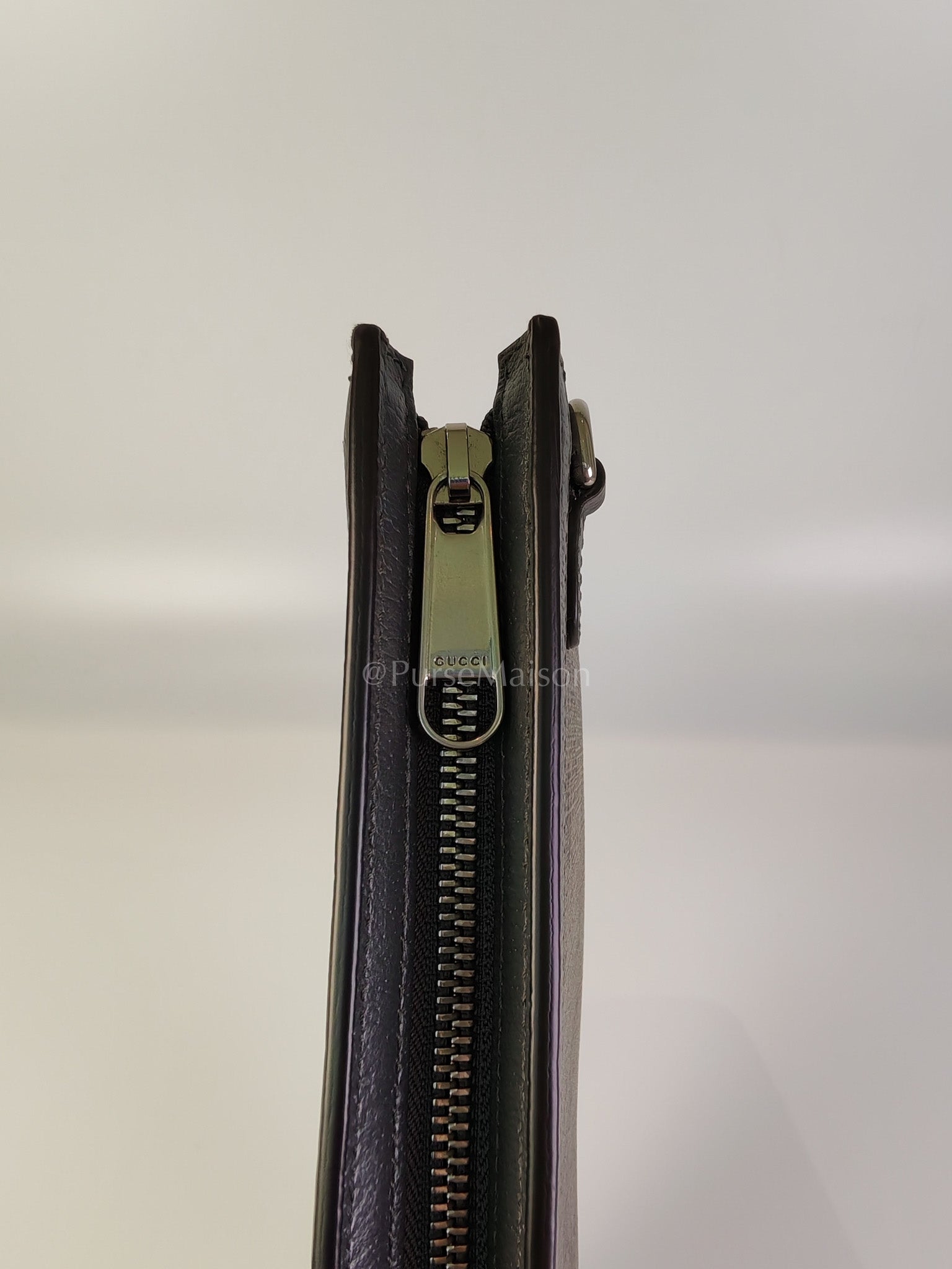 Ophidia Supreme in Gray Canvas Pouch/Clutch Bag | Purse Maison Luxury Bags Shop