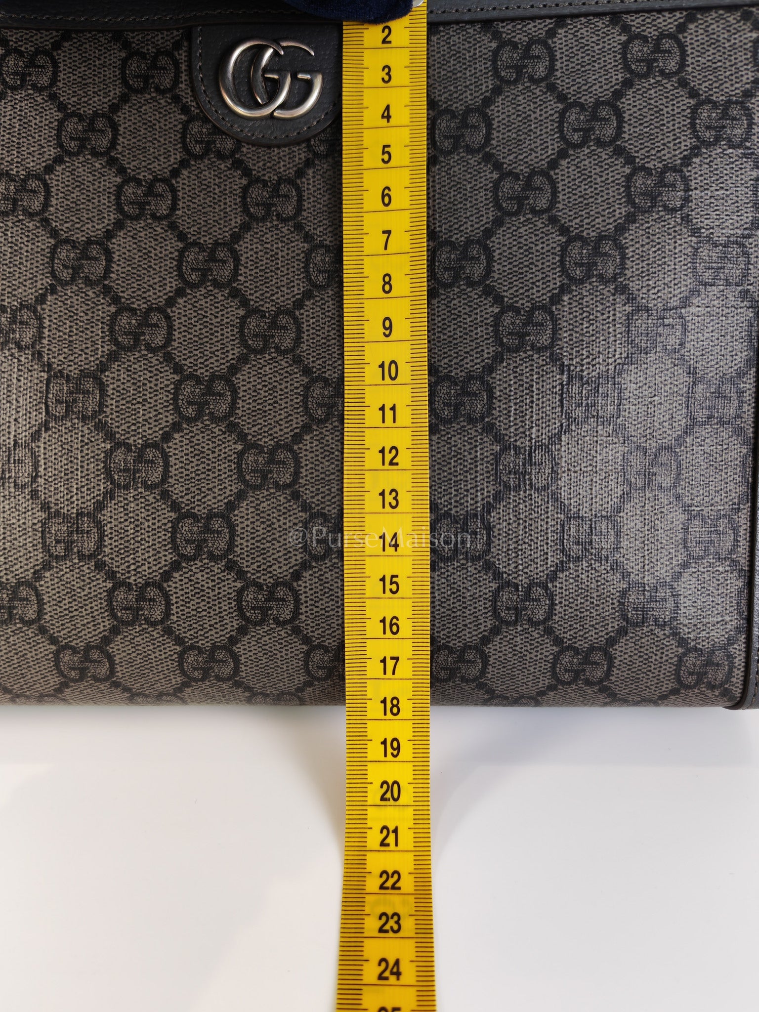 Ophidia Supreme in Gray Canvas Pouch/Clutch Bag | Purse Maison Luxury Bags Shop