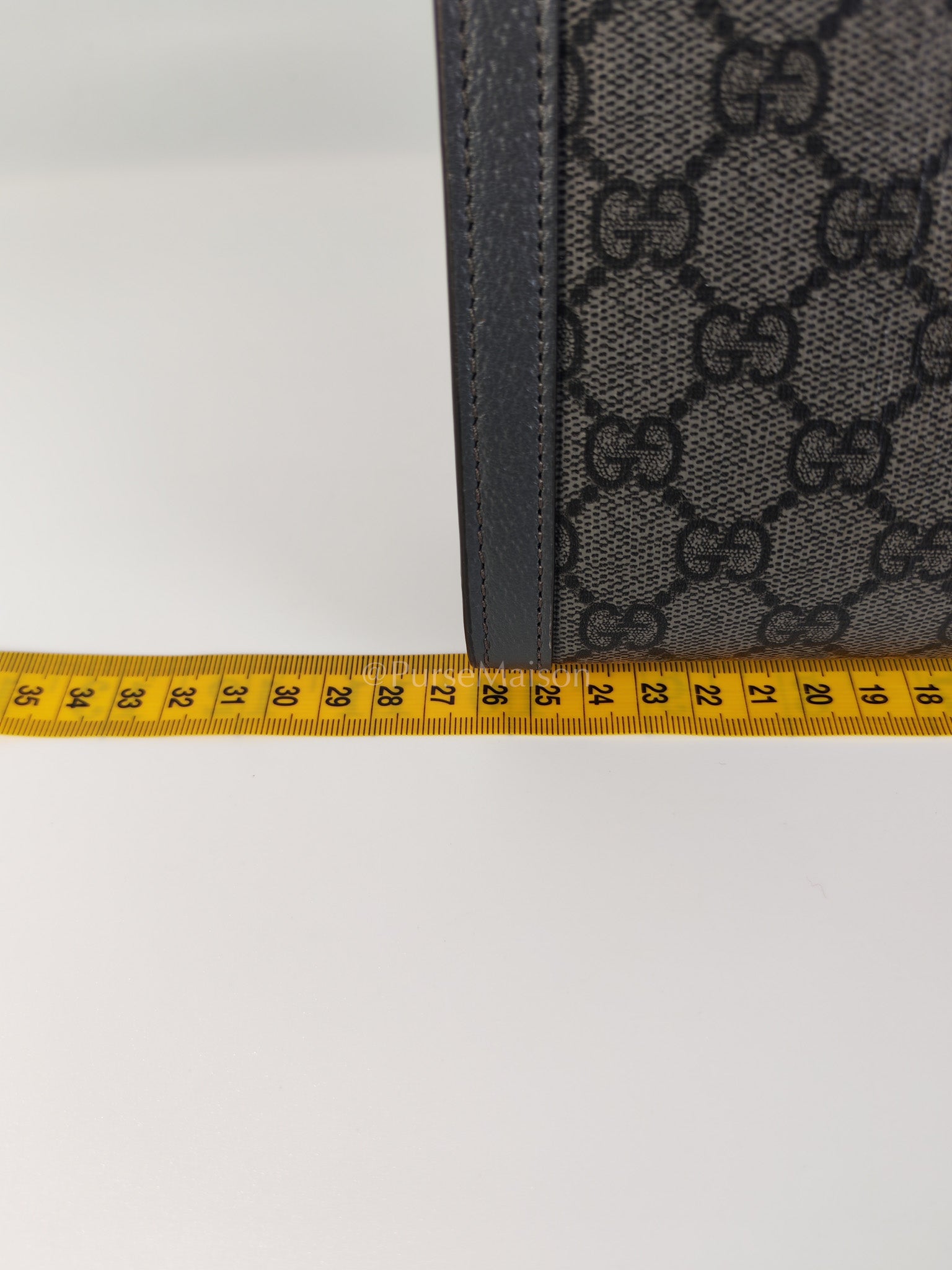 Ophidia Supreme in Gray Canvas Pouch/Clutch Bag | Purse Maison Luxury Bags Shop