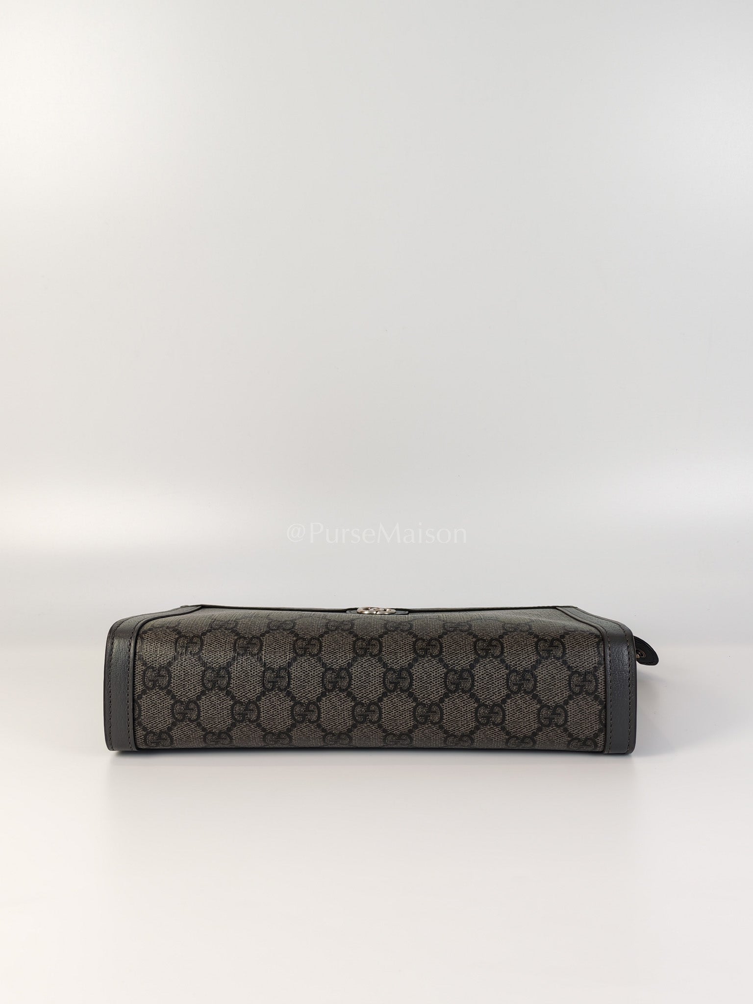 Ophidia Supreme in Gray Canvas Pouch/Clutch Bag | Purse Maison Luxury Bags Shop