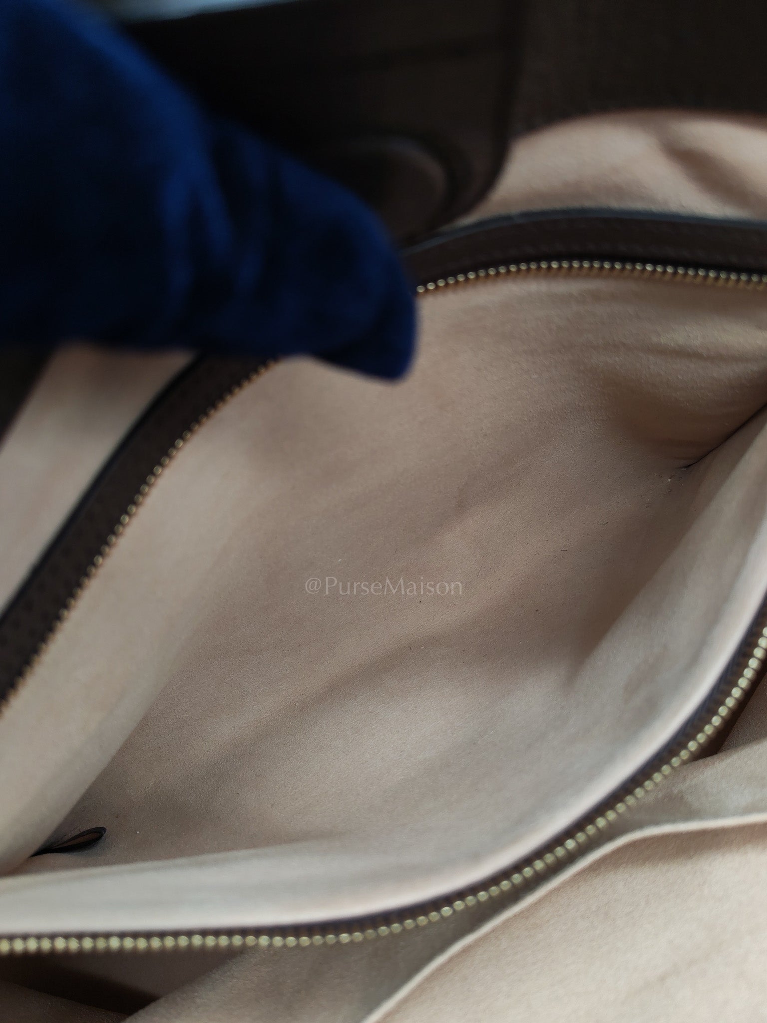 Ophidia Tote Bag in GG Supreme Canvas & Gold Hardware