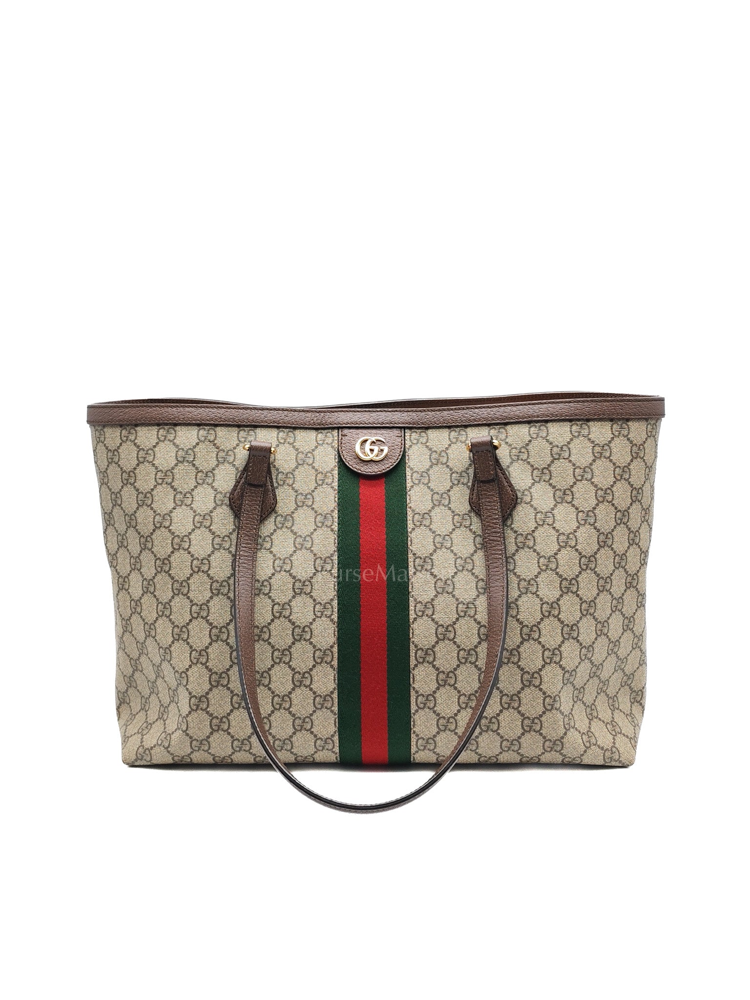 Ophidia Tote Bag in GG Supreme Canvas & Gold Hardware