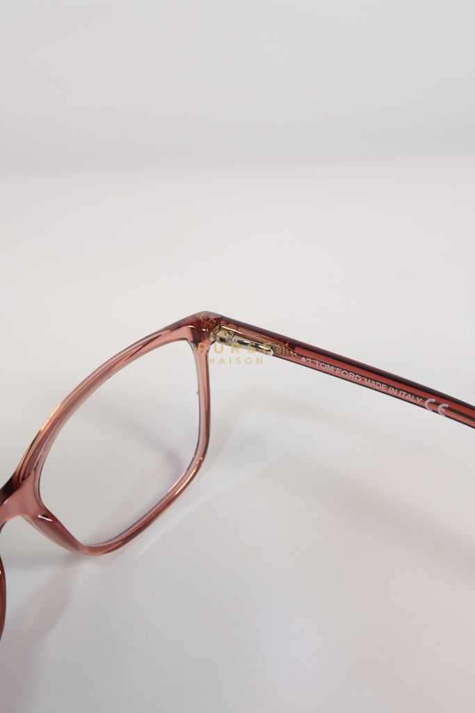 Optical Eyeglasses TF 5842-B in Peach/Red | Purse Maison Luxury Bags Shop