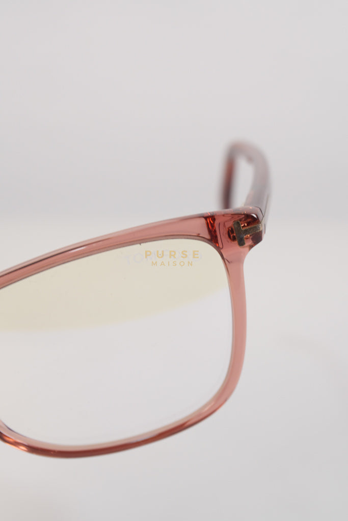 Optical Eyeglasses TF 5842-B in Peach/Red | Purse Maison Luxury Bags Shop