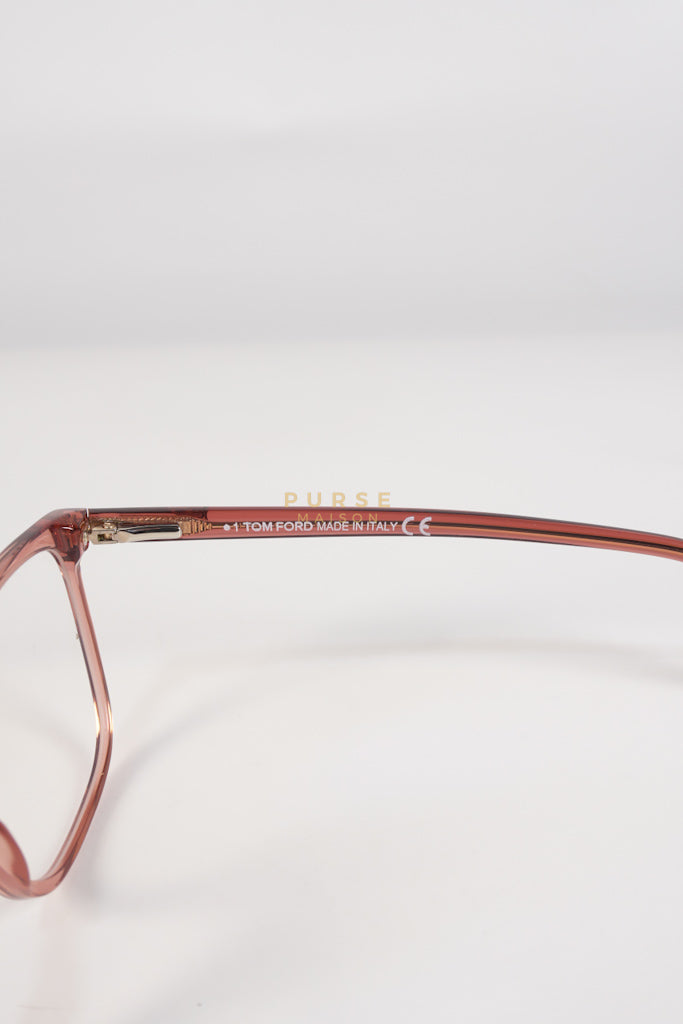 Optical Eyeglasses TF 5842-B in Peach/Red | Purse Maison Luxury Bags Shop