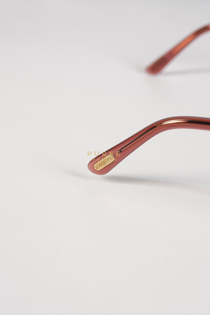 Optical Eyeglasses TF 5842-B in Peach/Red | Purse Maison Luxury Bags Shop