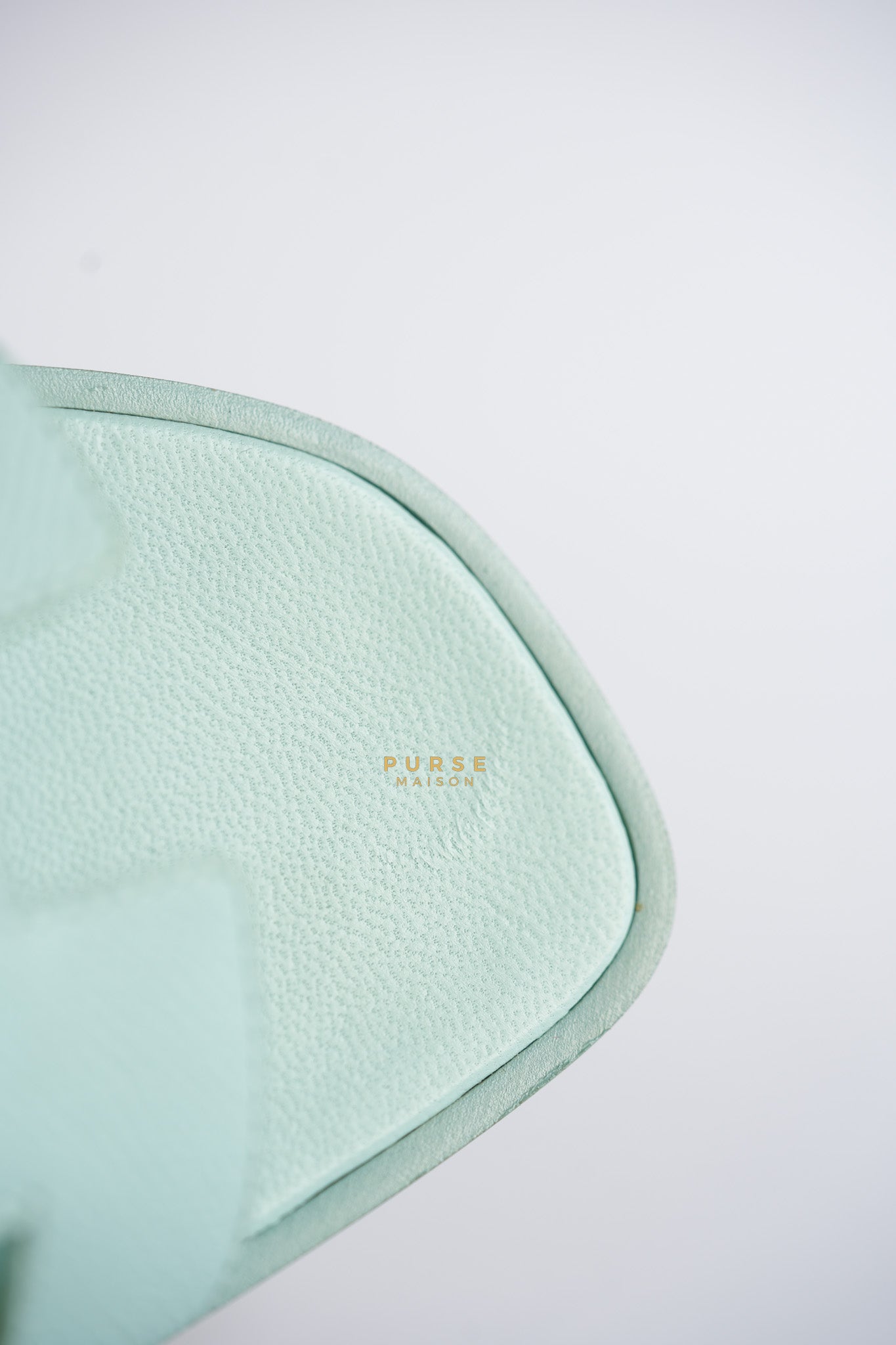 Oran Epsom Sandals Light Blue Size 38.5 Eur (24.1 cm) | Purse Maison Luxury Bags Shop