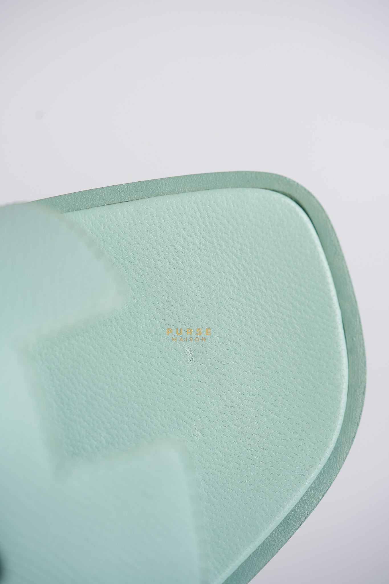 Oran Epsom Sandals Light Blue Size 38.5 Eur (24.1 cm) | Purse Maison Luxury Bags Shop