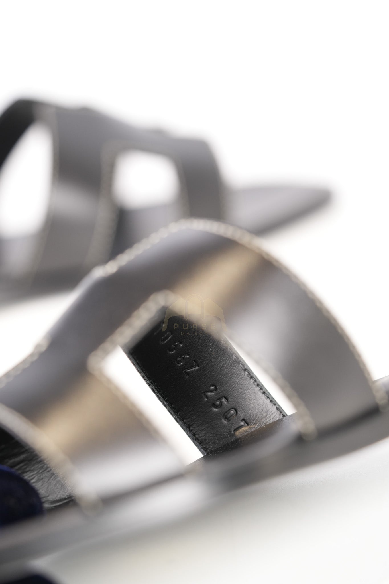 Oran in Black/Noir Box Calfskin Leather Size 36.5 | Purse Maison Luxury Bags Shop