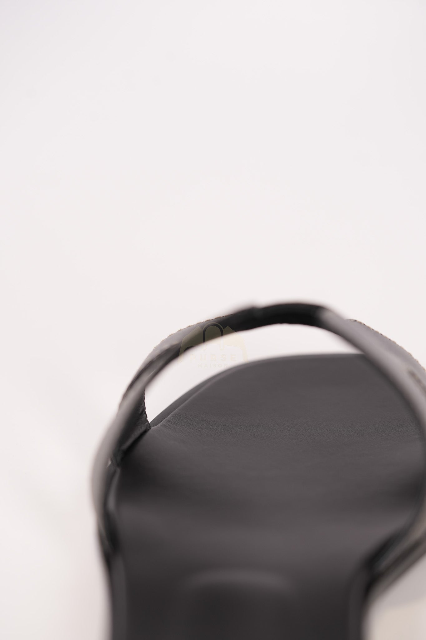 Oran in Black/Noir Box Calfskin Leather Size 36.5 | Purse Maison Luxury Bags Shop