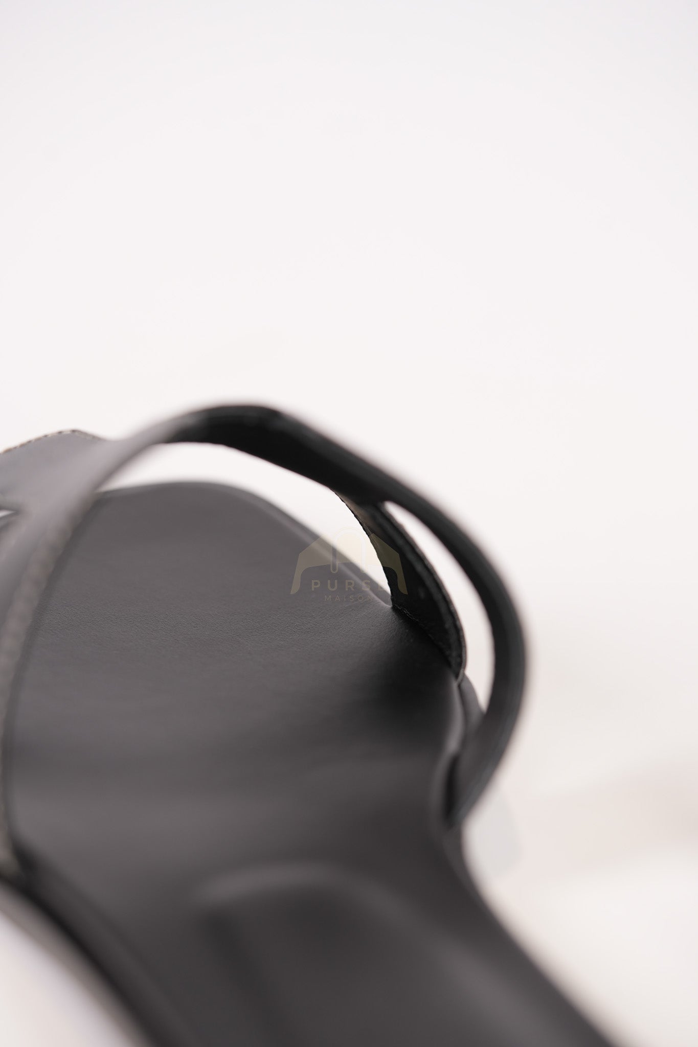 Oran in Black/Noir Box Calfskin Leather Size 36.5 | Purse Maison Luxury Bags Shop