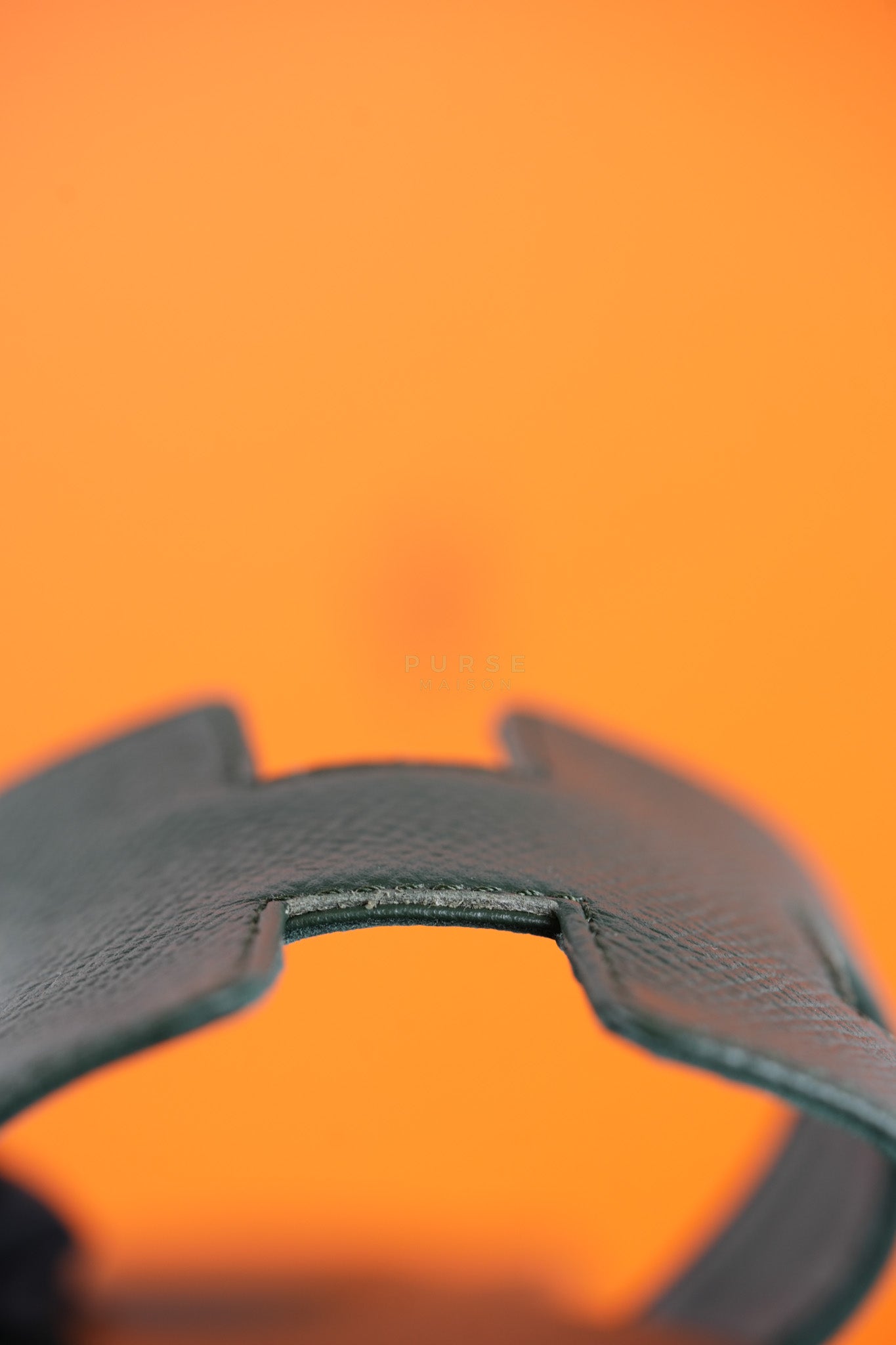 Oran in Dark Green Epsom Leather Size 38 EU(24cm) | Purse Maison Luxury Bags Shop