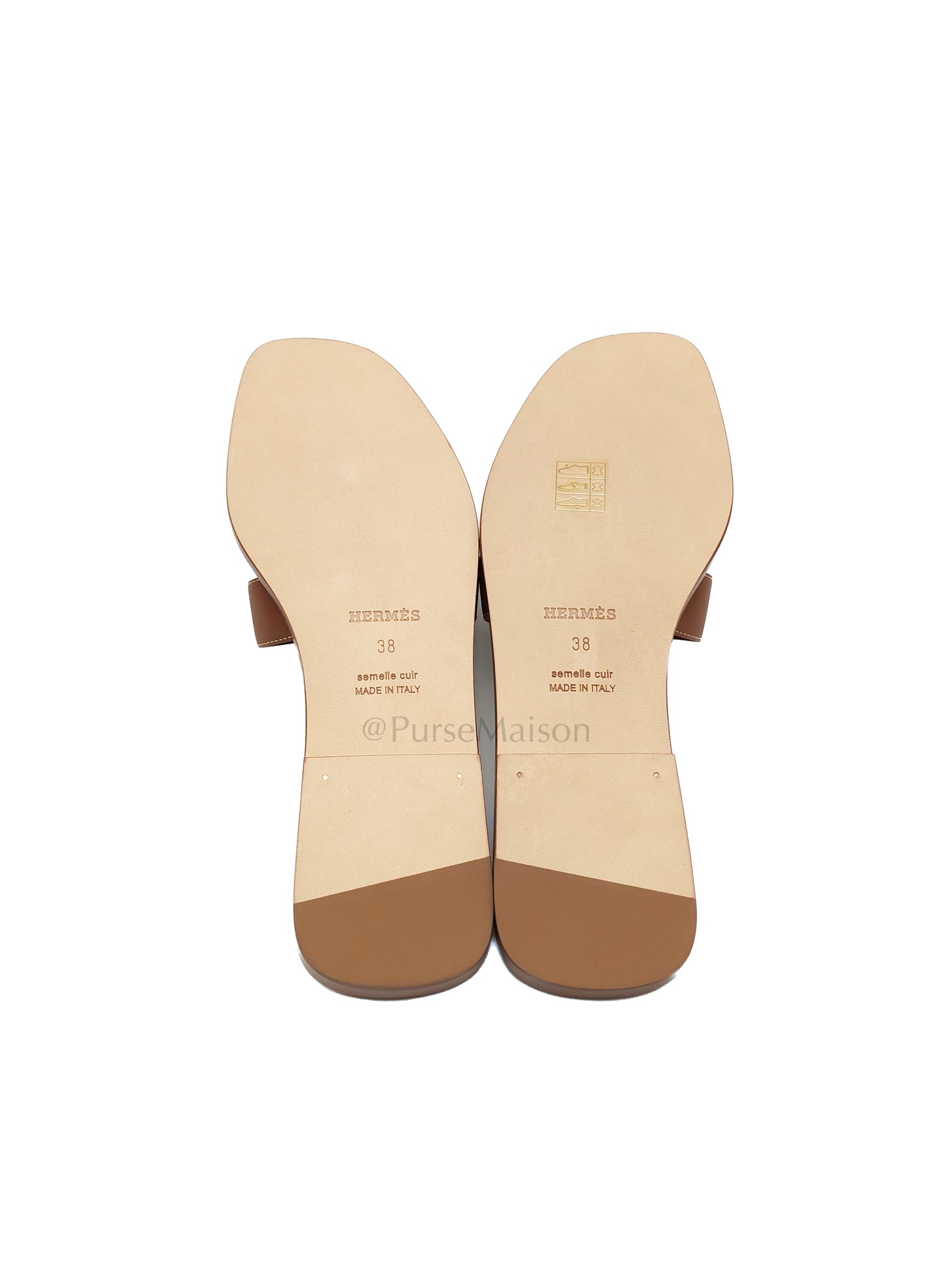 Oran in Gold Box Calfskin Leather Size 38 EU (24cm) | Purse Maison Luxury Bags Shop
