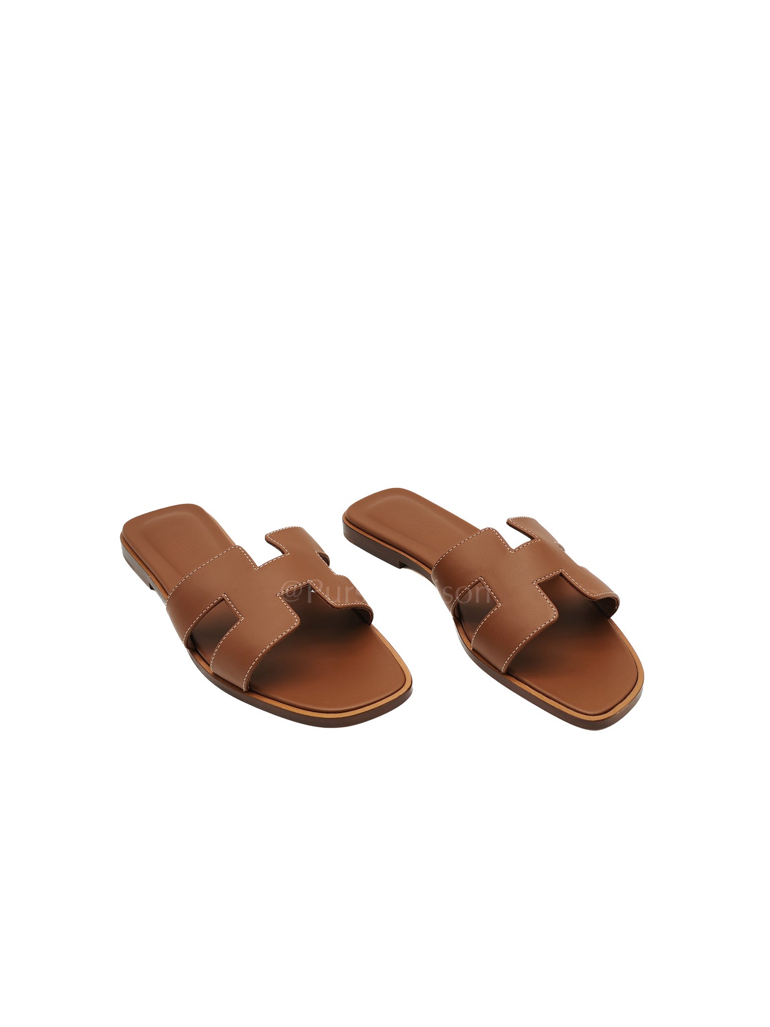 Oran Sandals in Gold Box Calfskin Leather Size 37 EU (23.5 cm) | Purse Maison Luxury Bags Shop