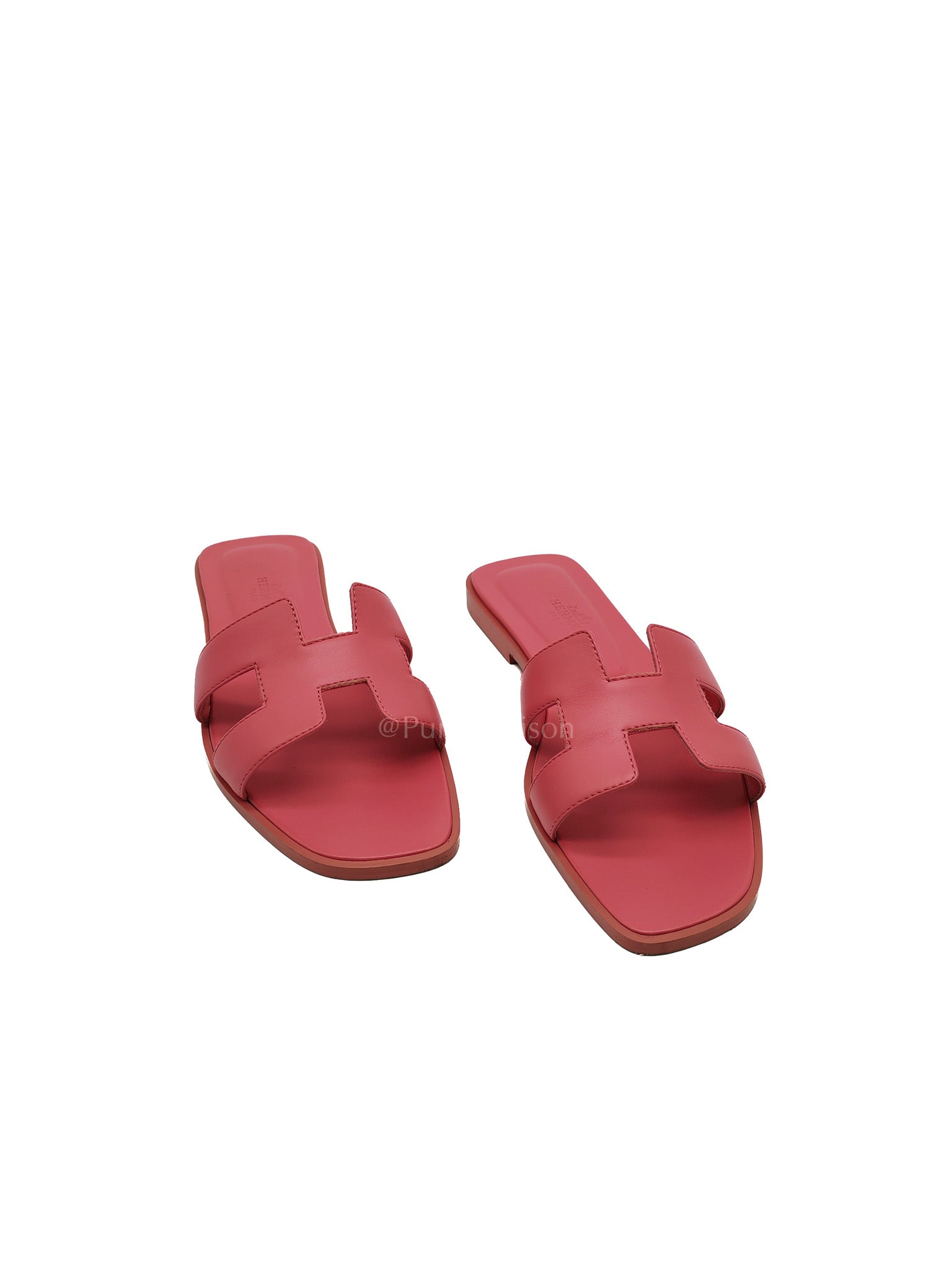 Oran Sandals in Pink Swift Leather Size 36.5 EU (23 cm) | Purse Maison Luxury Bags Shop