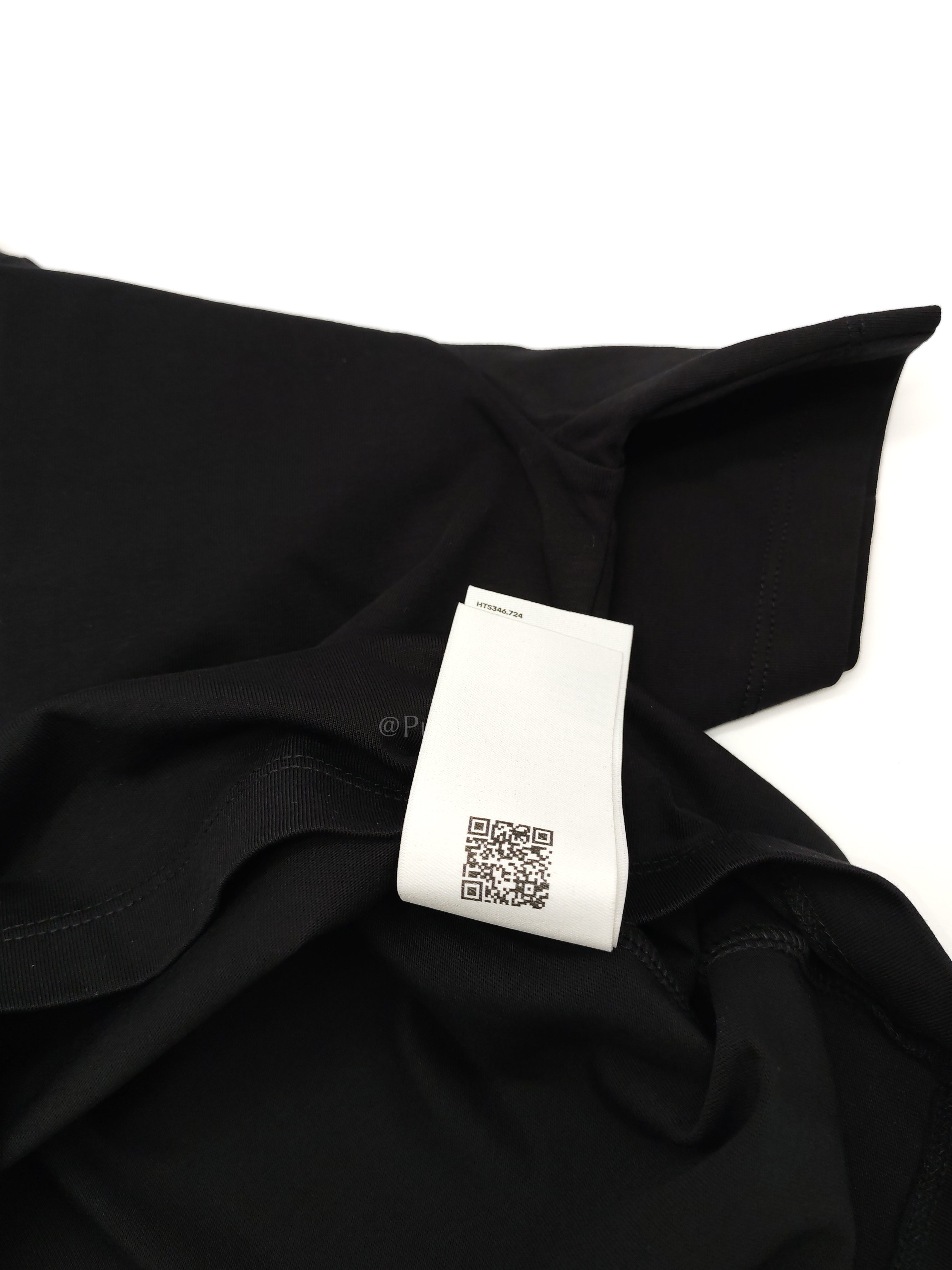 Ami De Coeur Cotton T-Shirt in Black Size Large