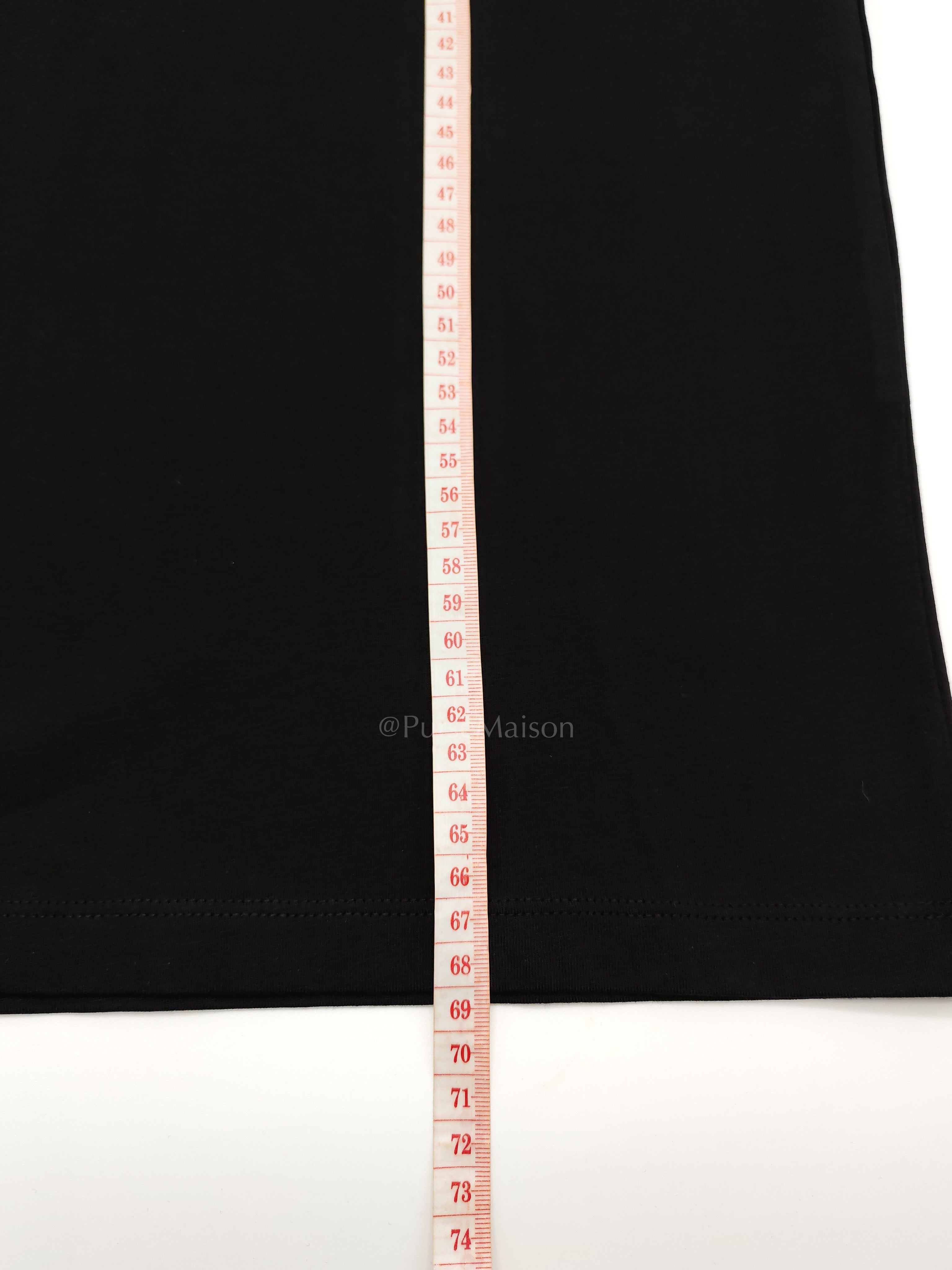 Ami De Coeur Cotton T-Shirt in Black Size Large