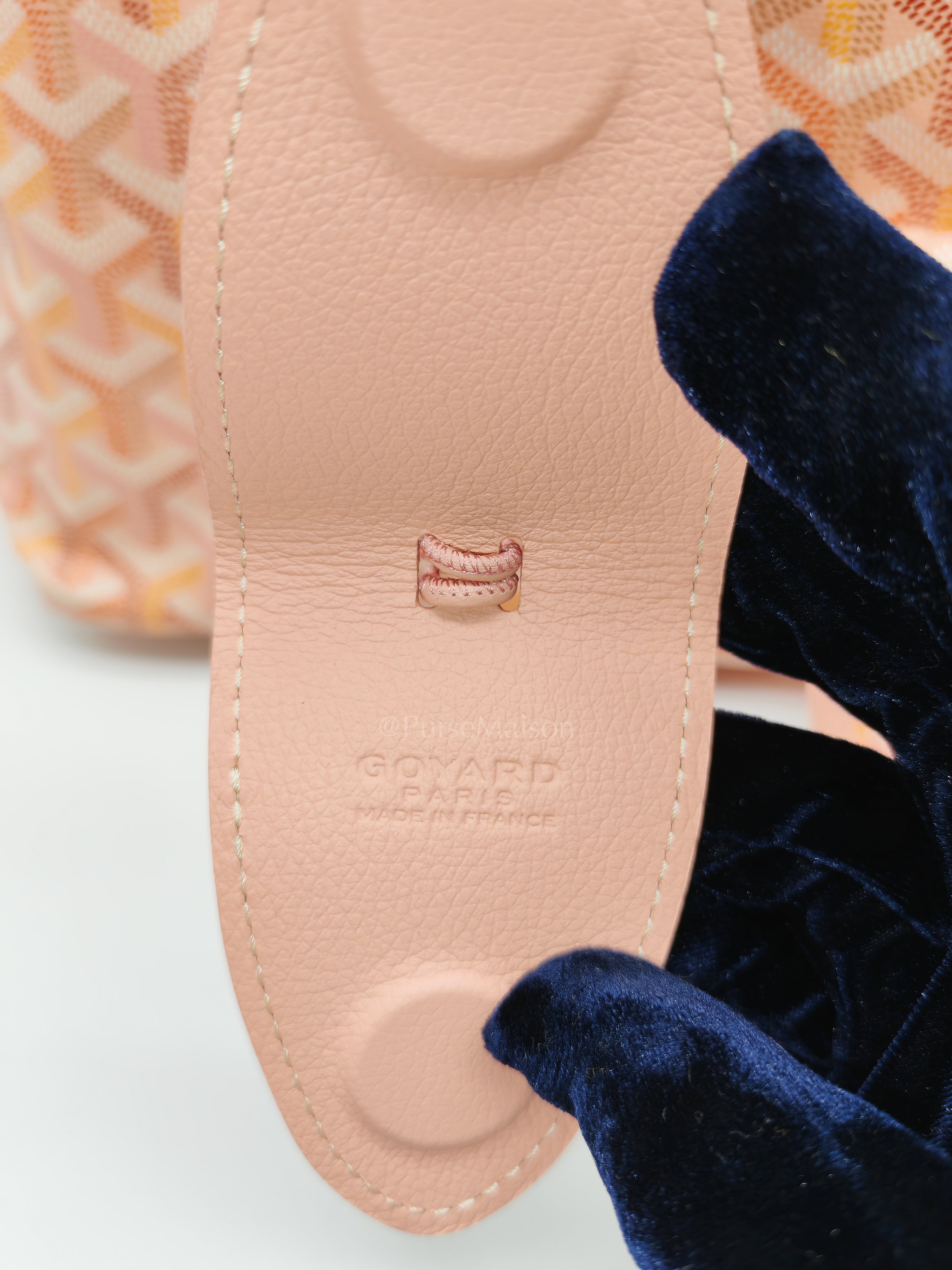 Saint Louis PM Powder Pink with Croc Universel Clip Charm in Goyardine Canvas Tote Bag (Limited Edition)