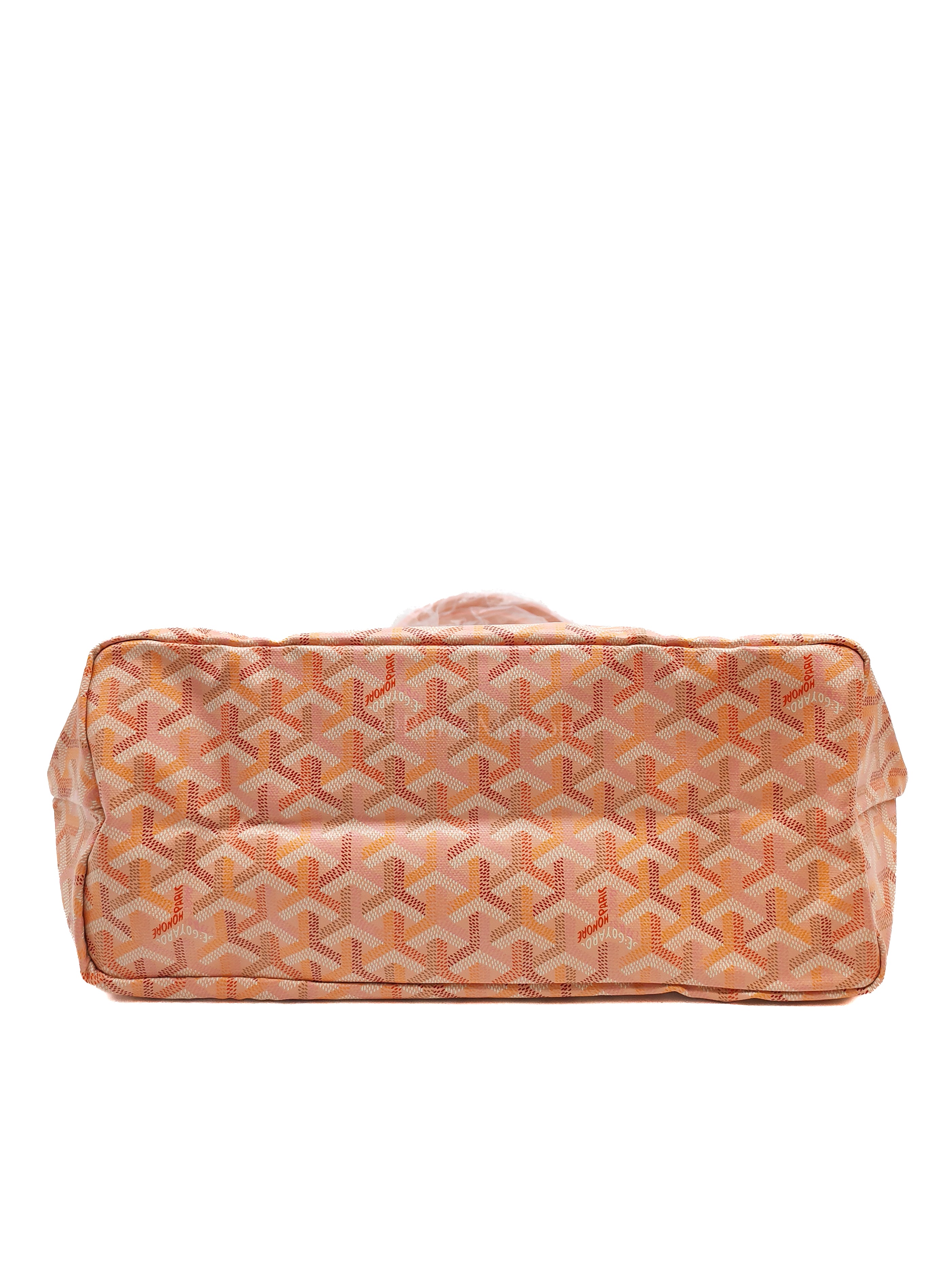 Saint Louis PM Powder Pink with Croc Universel Clip Charm in Goyardine Canvas Tote Bag (Limited Edition)