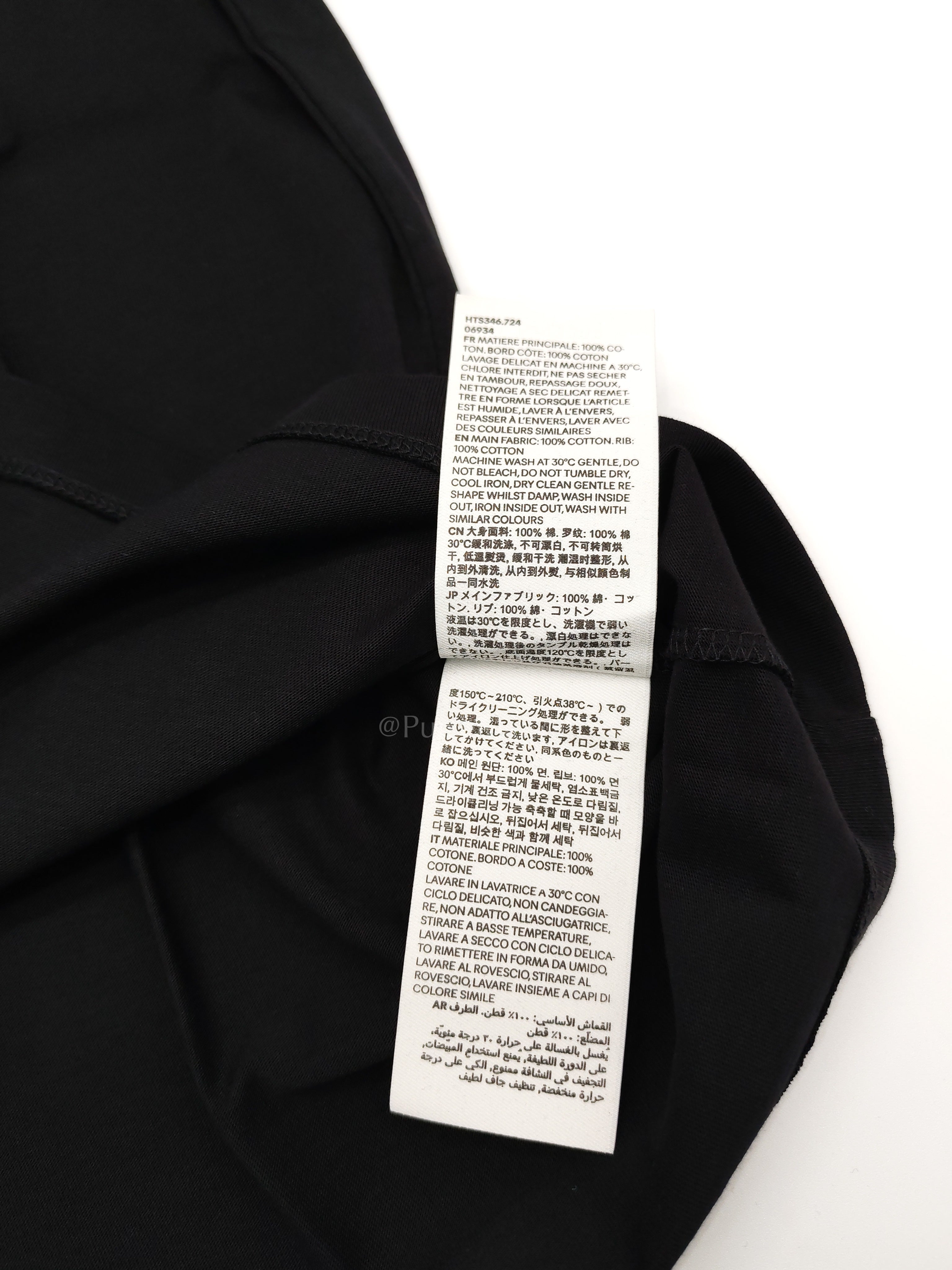 Ami De Coeur Cotton T-Shirt in Black Size Small