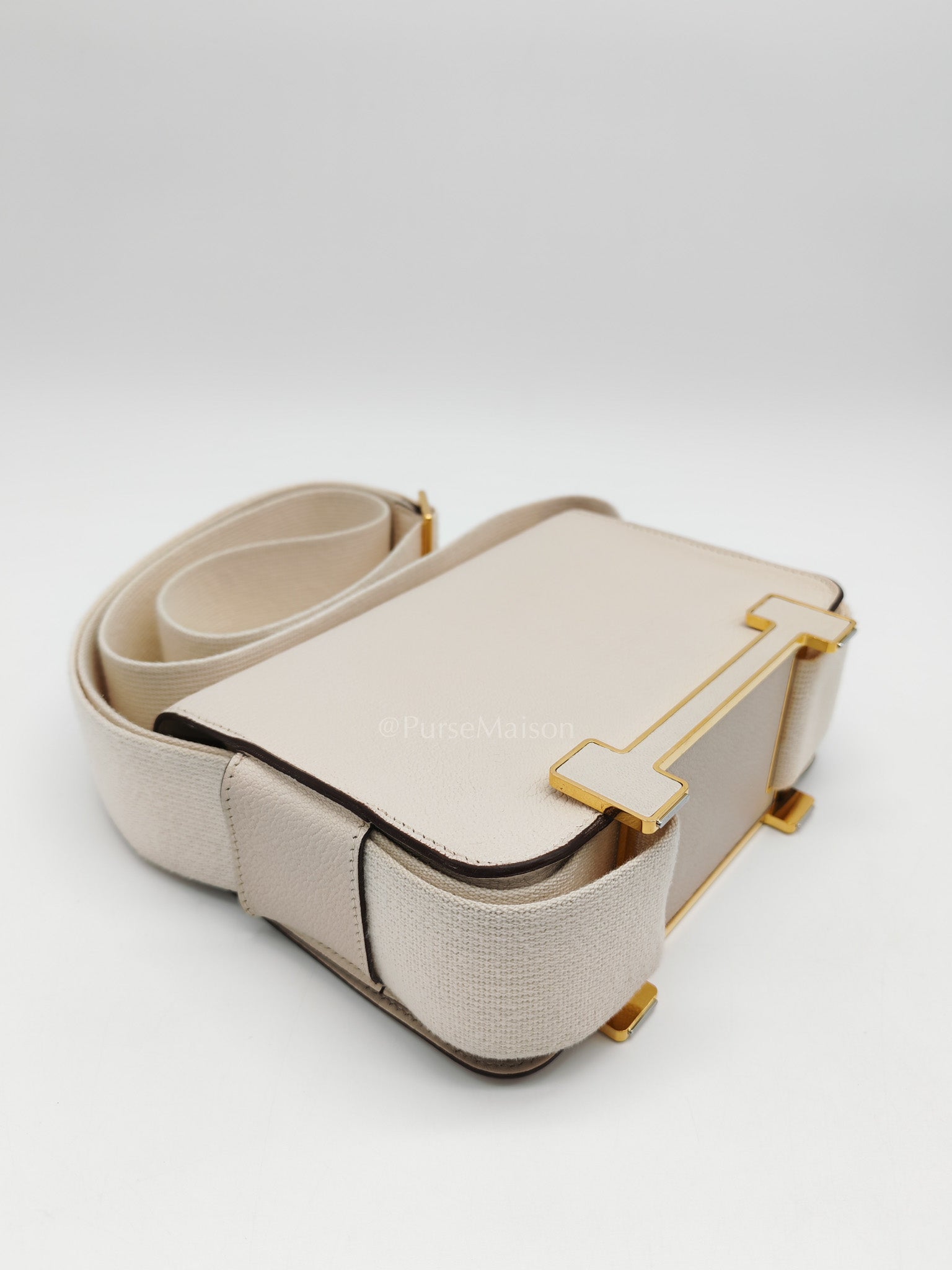 Geta in Nata Chevre Mysore Leather & Gold Hardware Stamp B (2023)
