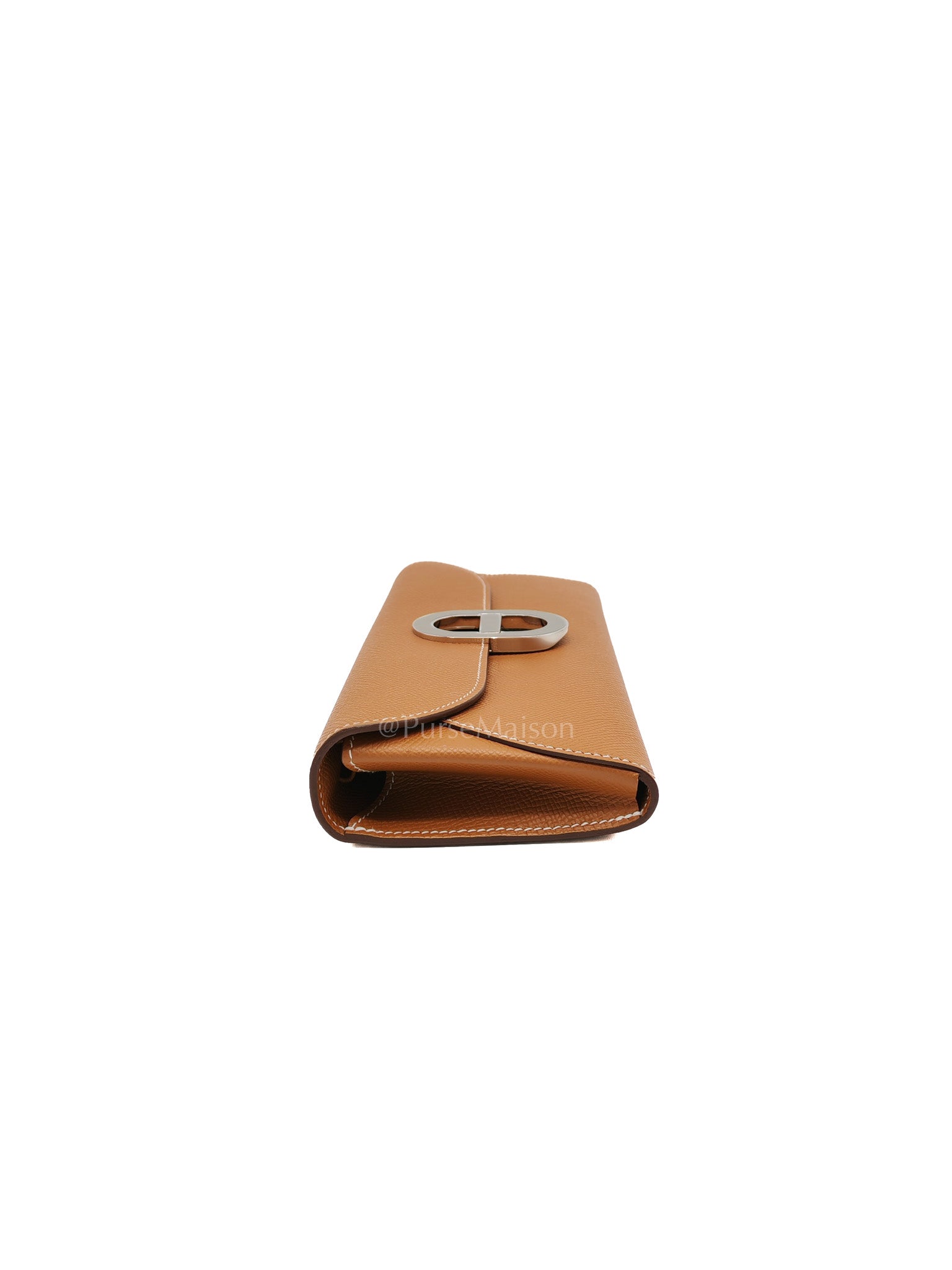 Maillon Wallet To Go in Gold Epsom Leather & Palladium Hardware Stamp B (2023)