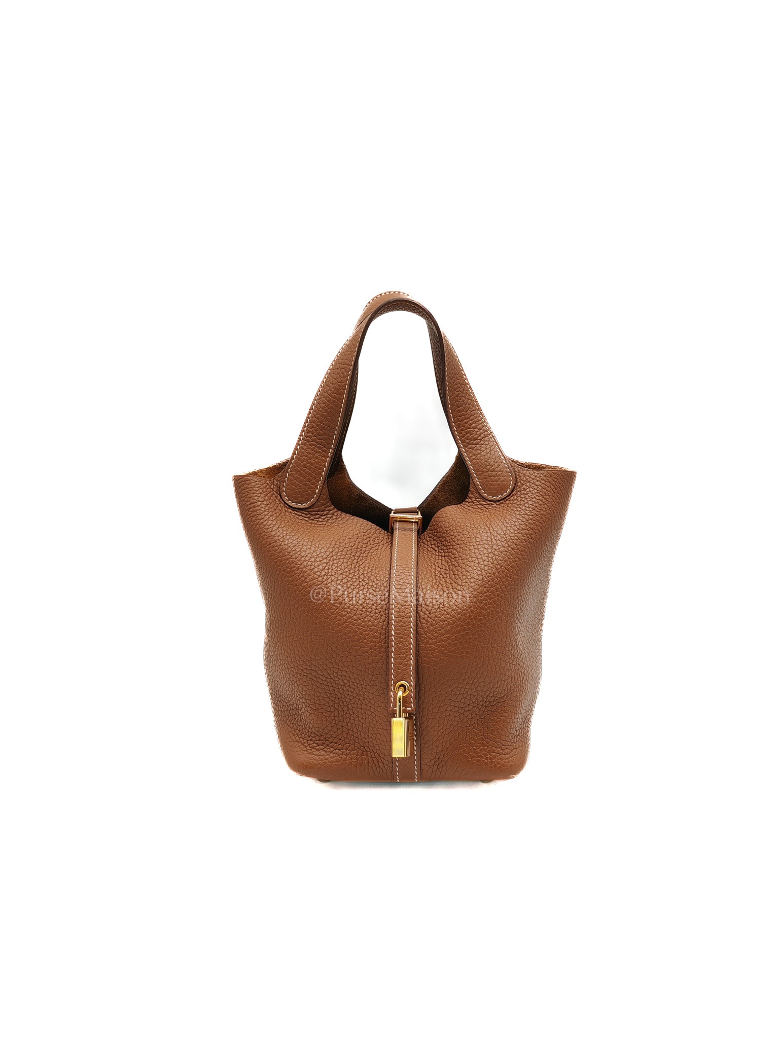 Picotin Lock 18 Gold Clemence Leather Gold Hardware Stamp Z(2021)