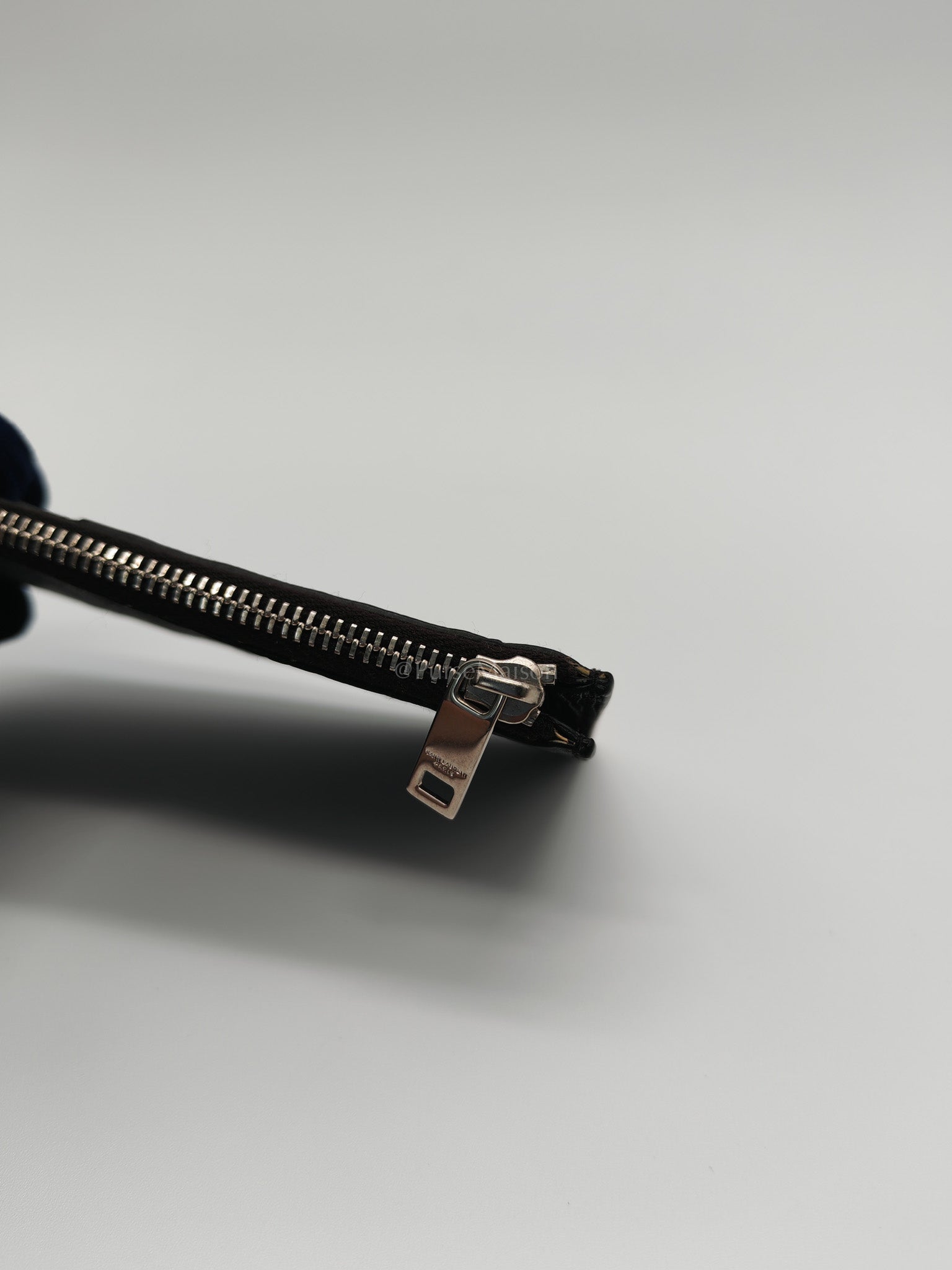 Ostrich Leather Zippy Card Holder | Purse Maison Luxury Bags Shop