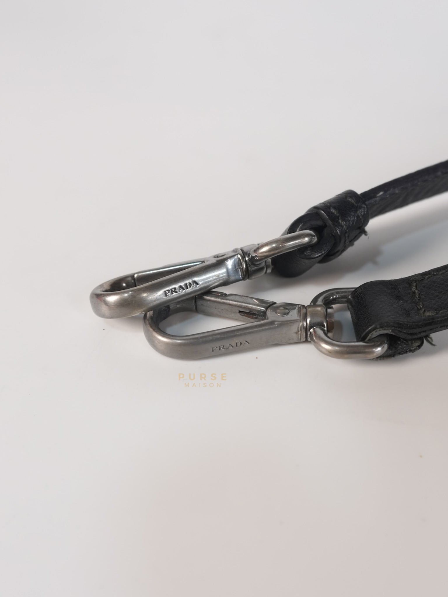 Ouverture Bucket Bag Small in Black Tessuto and Leather | Purse Maison Luxury Bags Shop