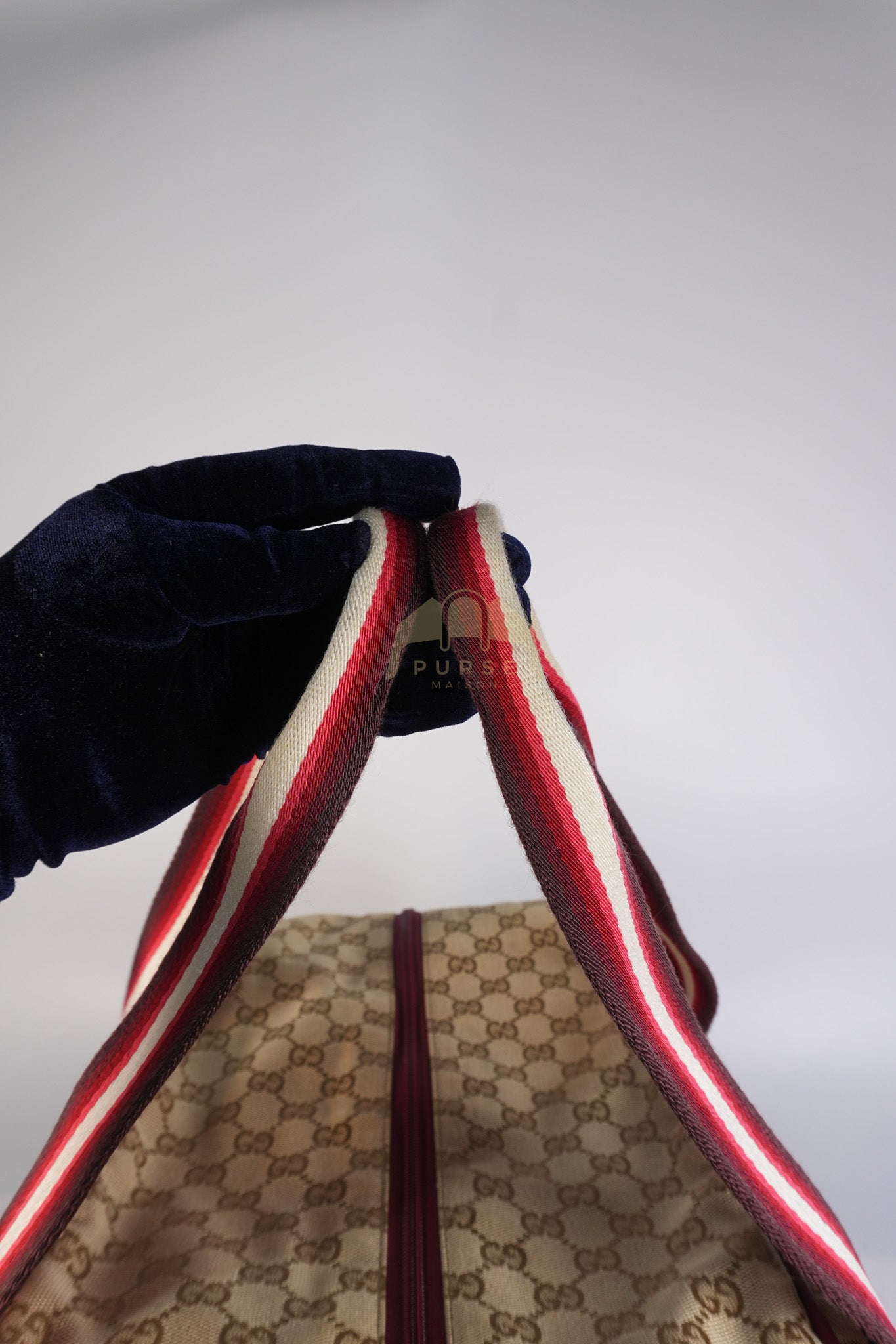 Overnight Travel Bag in Web GG Canvas | Purse Maison Luxury Bags Shop