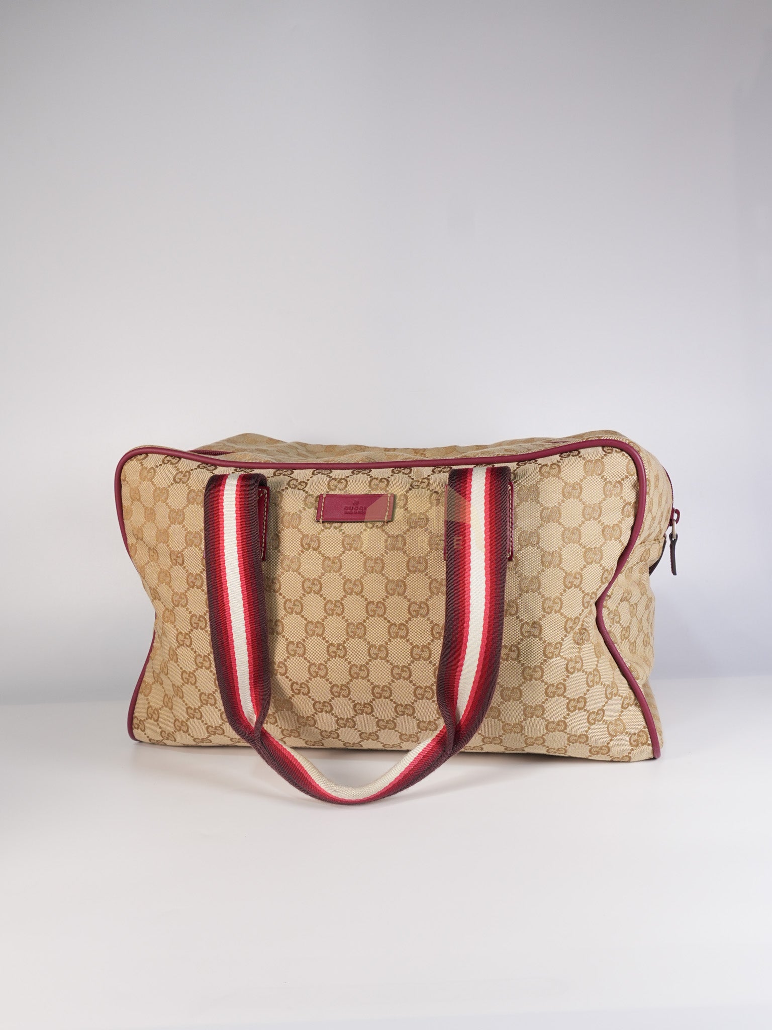 Overnight Travel Bag in Web GG Canvas | Purse Maison Luxury Bags Shop