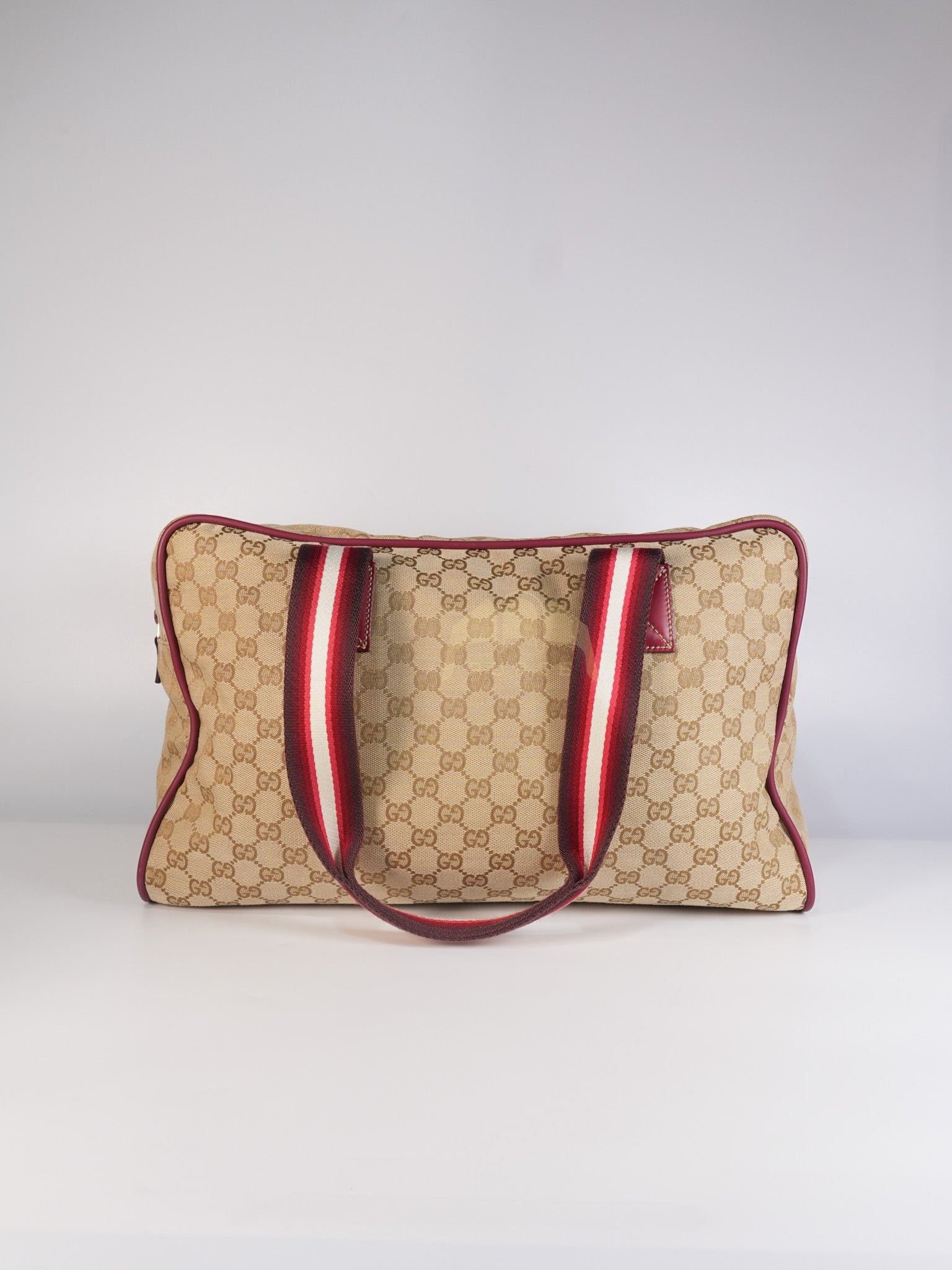 Overnight Travel Bag in Web GG Canvas | Purse Maison Luxury Bags Shop