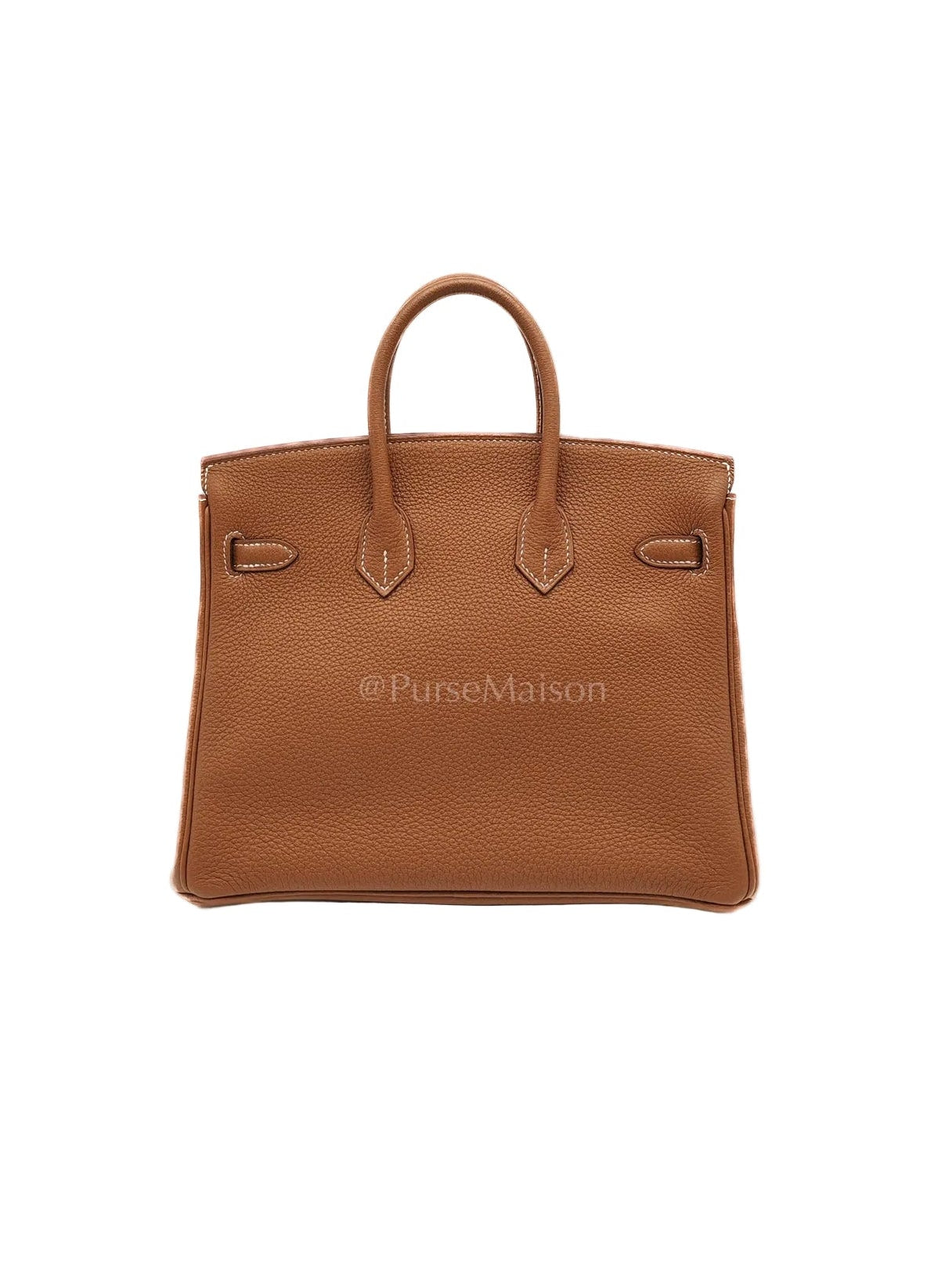 Birkin 25 Retourne in Gold Togo Leather & Gold Hardware Stamp Z (2021)