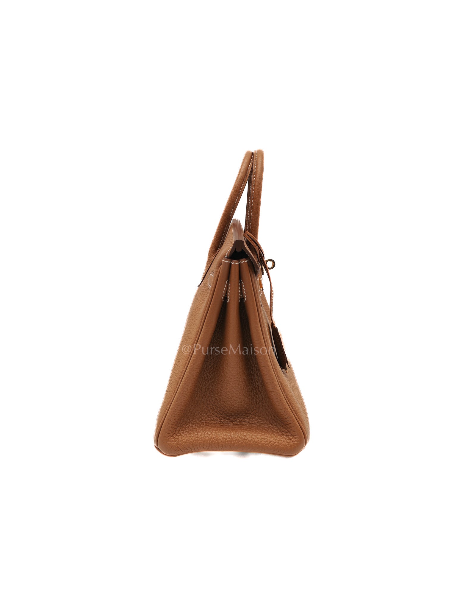 Birkin 25 Retourne in Gold Togo Leather & Gold Hardware Stamp Z (2021)
