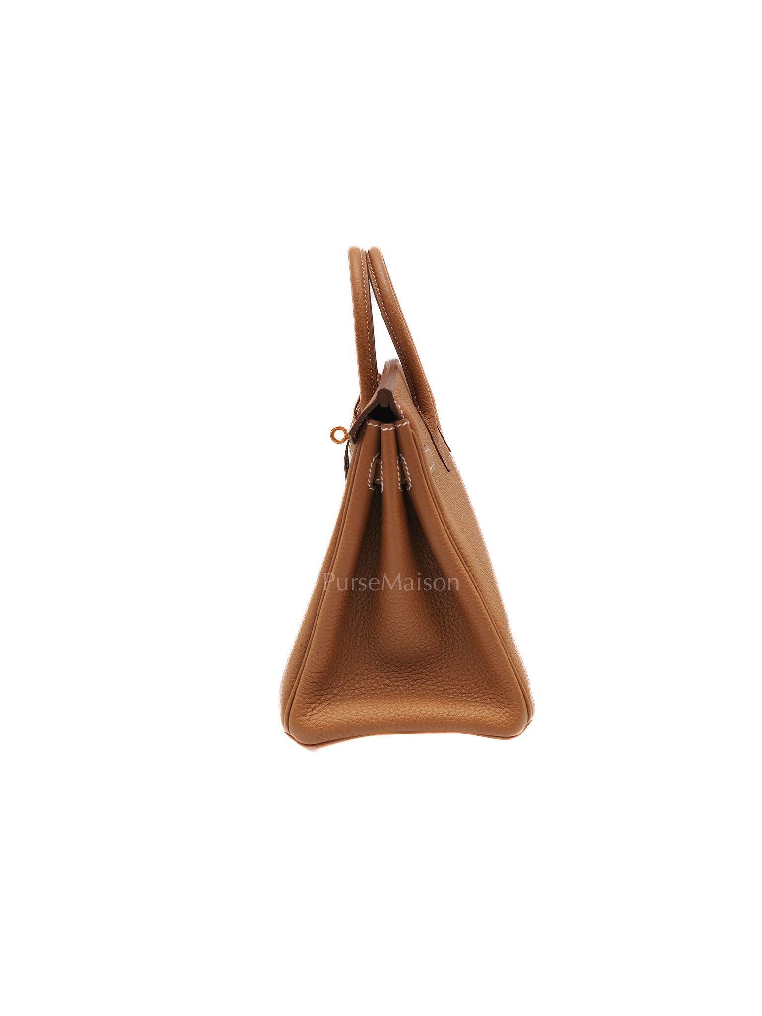 Birkin 25 Retourne in Gold Togo Leather & Gold Hardware Stamp Z (2021)